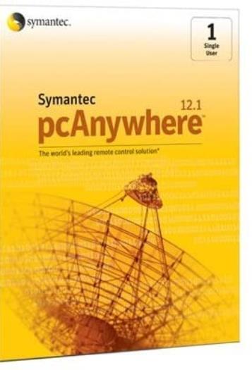 PcAnywhere 12.1 PC CD remote control solution manage computers devices files +