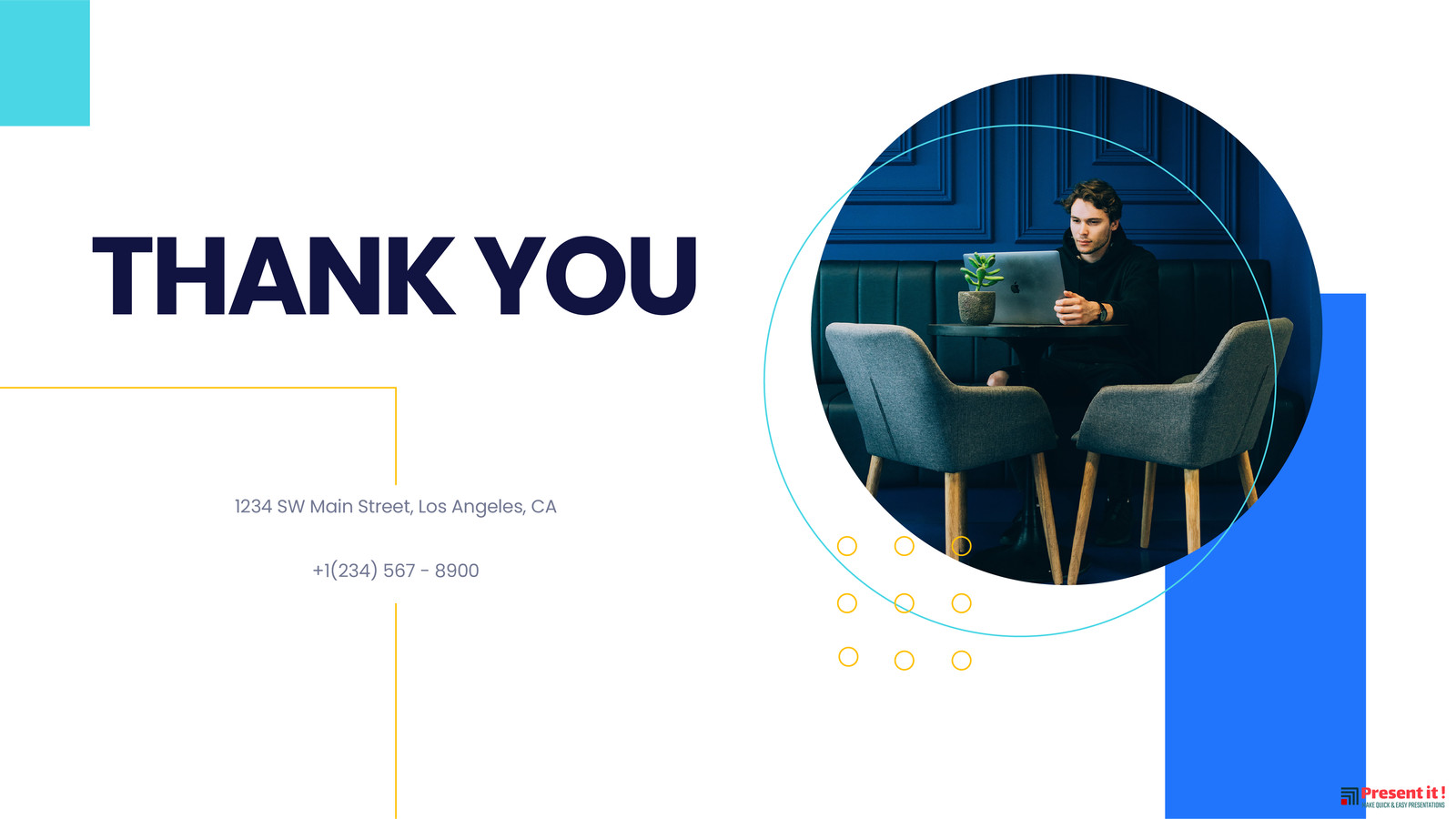 Thank You Ppt Infographic Template