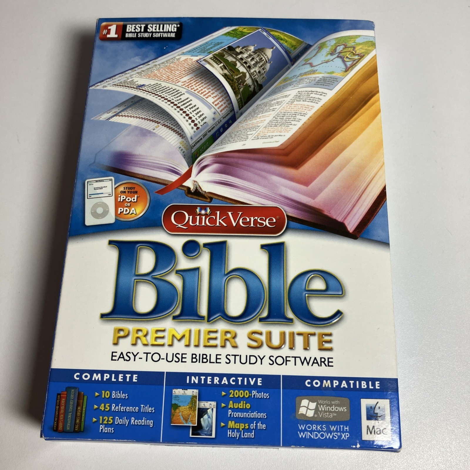 QuickVerse Bible Premier Suite Software PC MAC DVD MP3 IPOD Palm Itunes Audio
