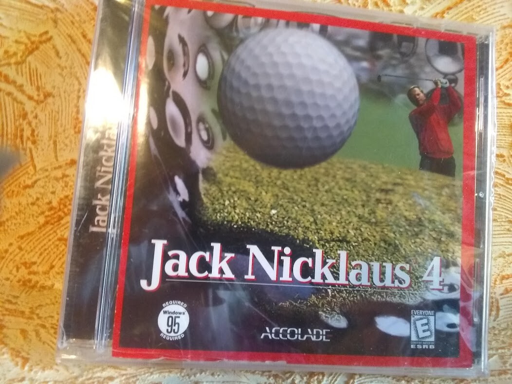 Jack Nicklaus Golf Stimulation 2 CD Rom PC Game Sealed Win95 Buy 1 Get 1-50% Off