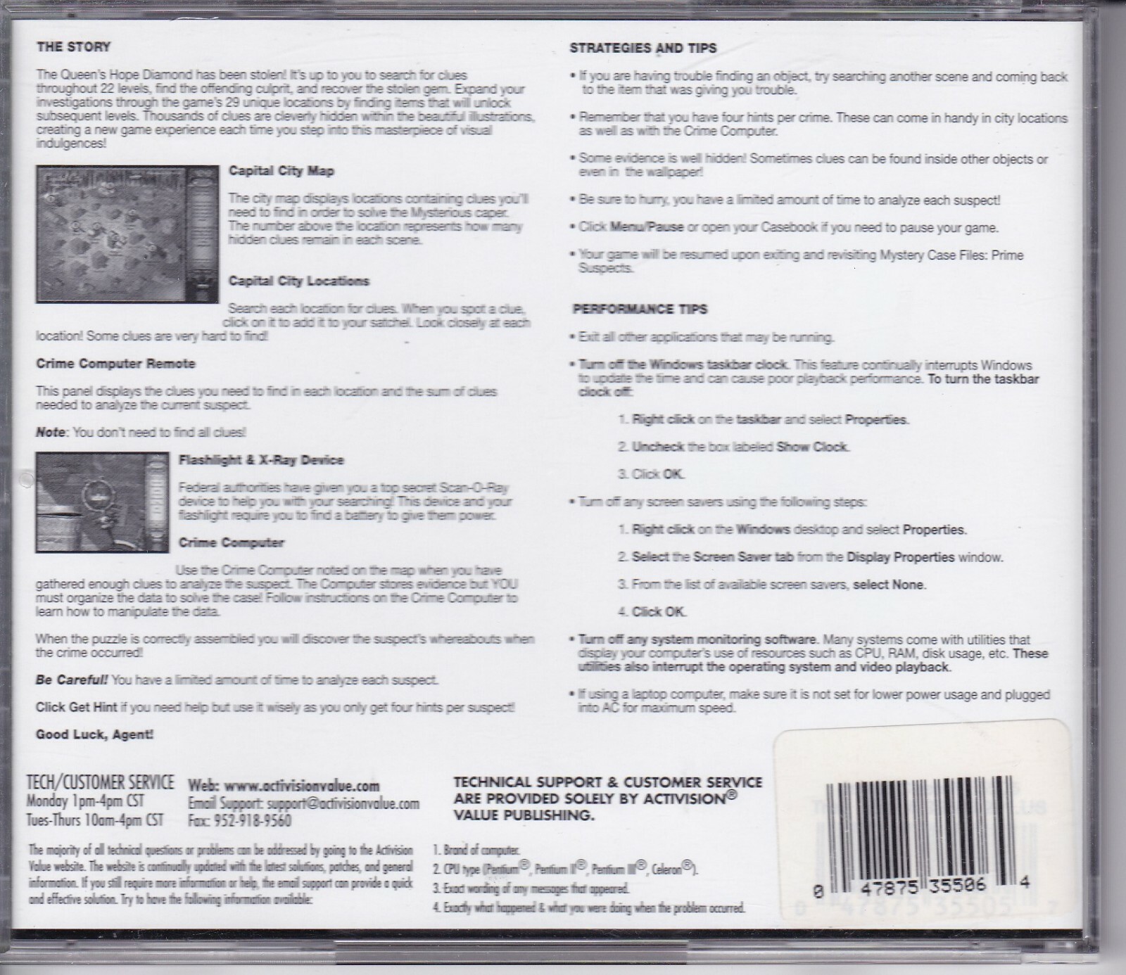 Activision Mystery Case Files: Prime Suspects (PC, 2006)