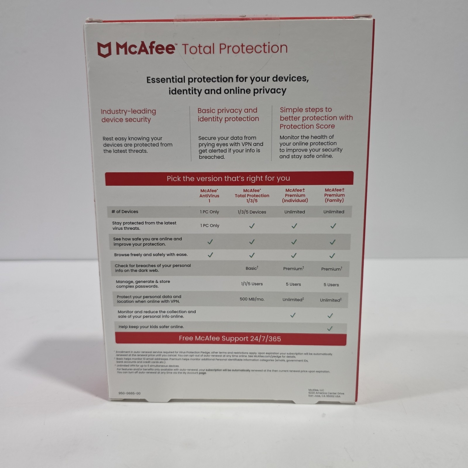 McAfee Total Protection for 5 Users Windows/Mac/Android/iOS/