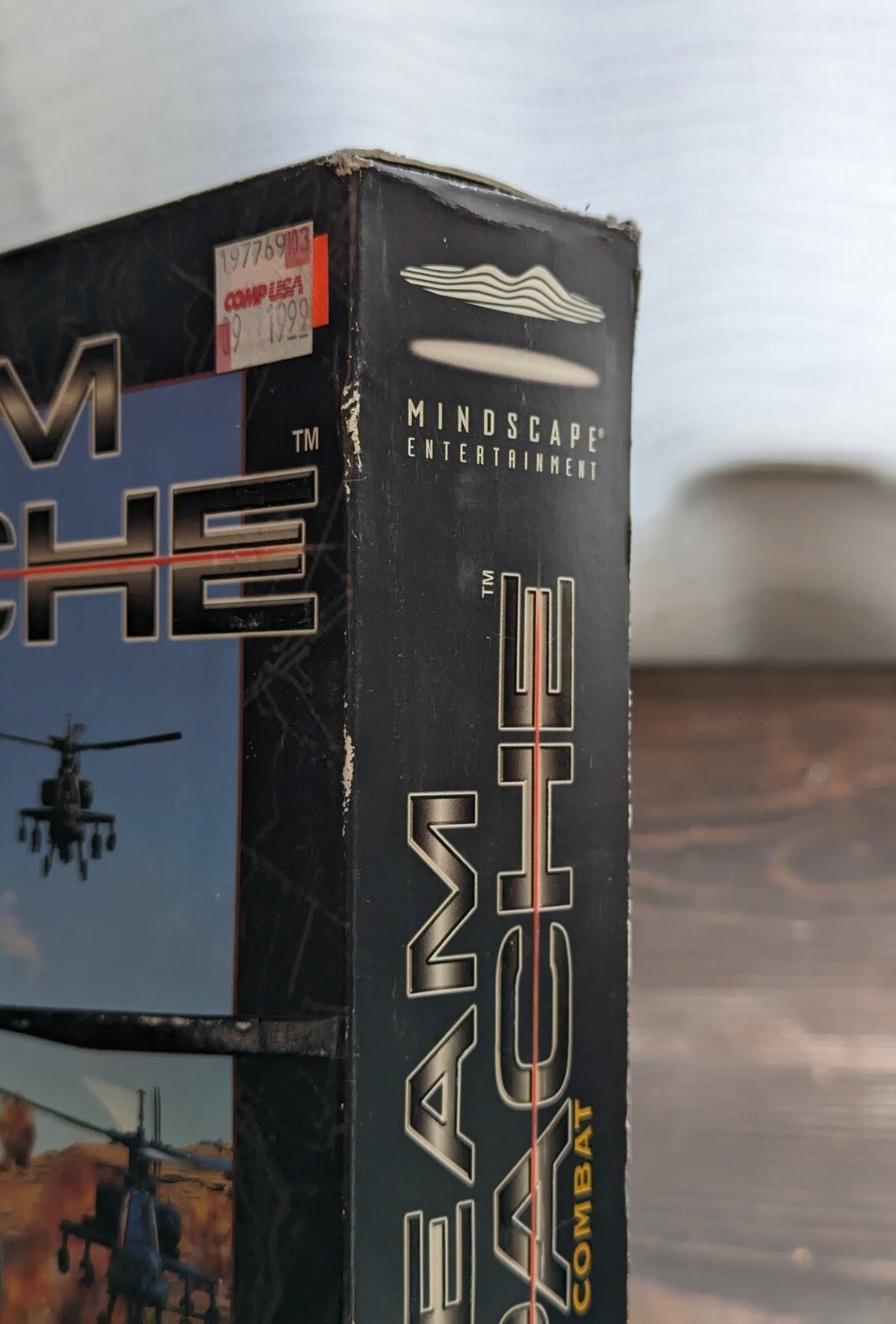 Team Apache Helicopter Combat PC CD-ROM, 1998 Big Box – NEW Read Description