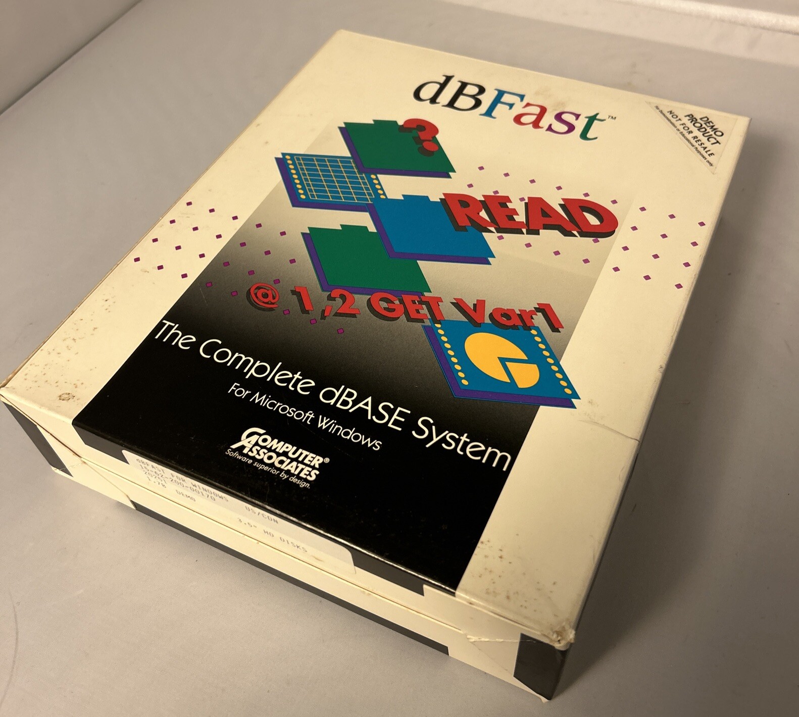 Computer Associates dBFast Version 1.7 Demo 1991 Vintage dBase Computer Software