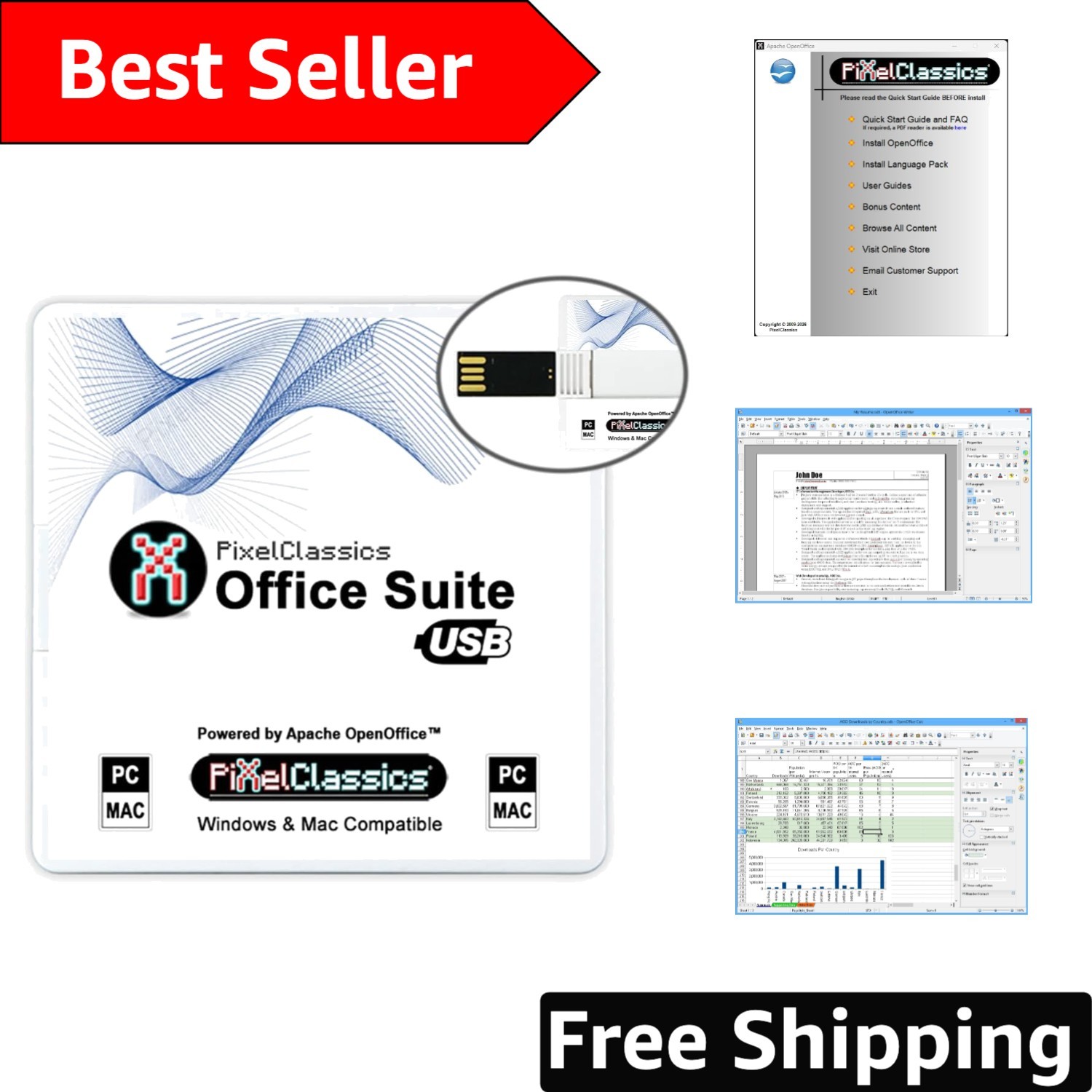 Office Suite 2026 USB: Affordable MS Office Alternative with Lifetime License