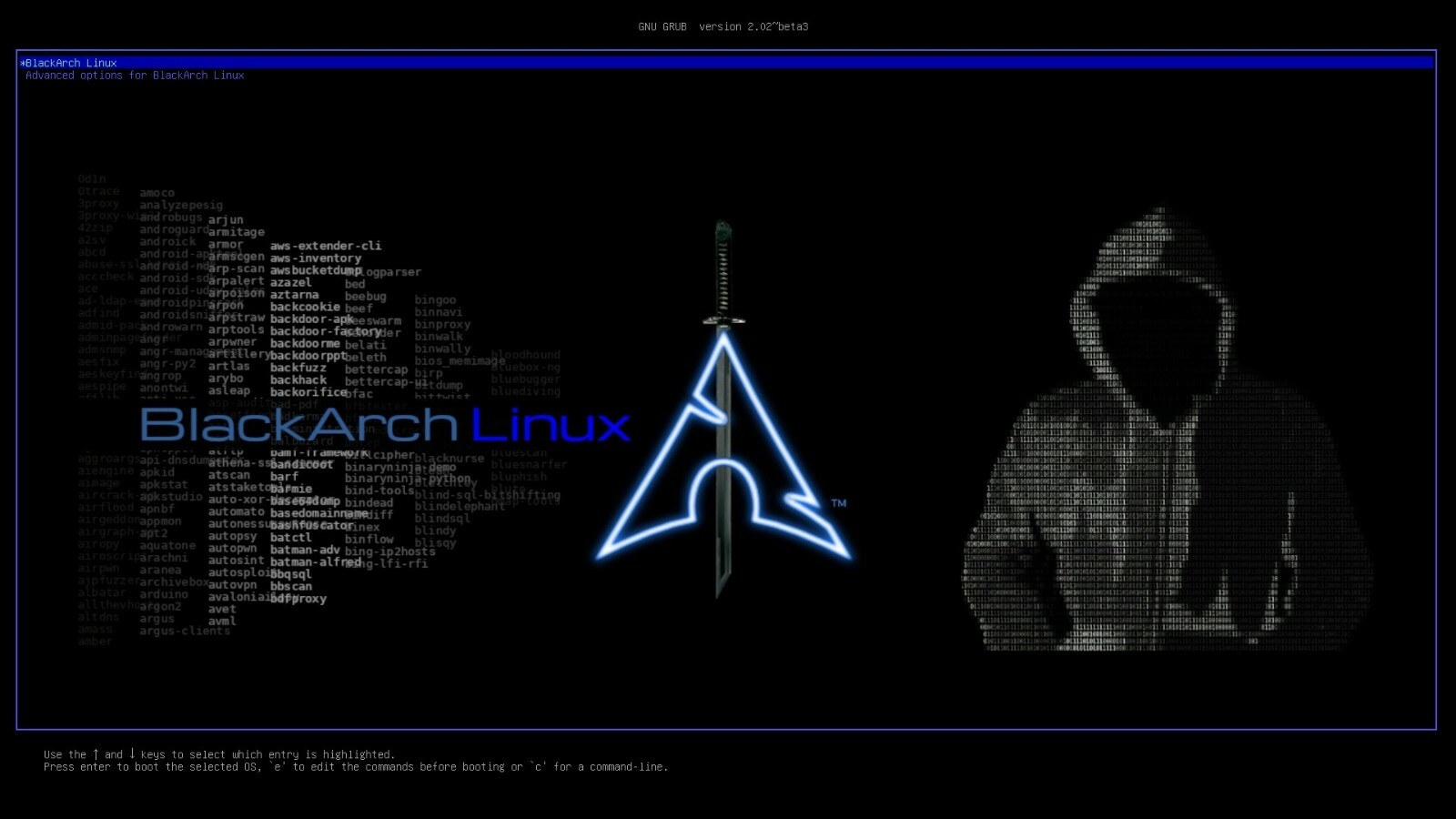 BLACKARCH LIVE USB – PRO HACKING OPERATING SYSTEM 2500+ TOOLS HACK ANY PC FIX-!