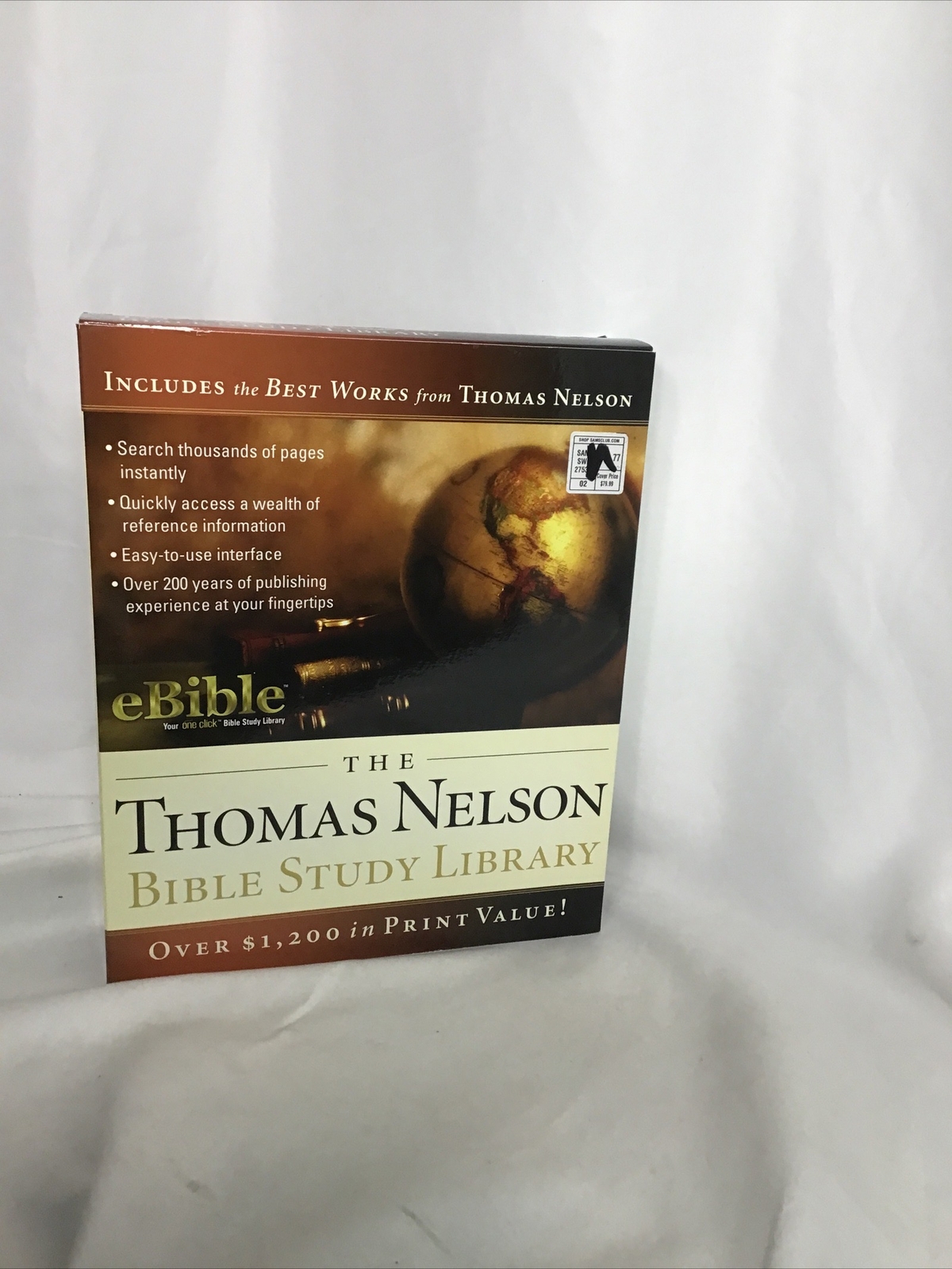 The Thomas Nelson Bible Study Library CD New Sealed