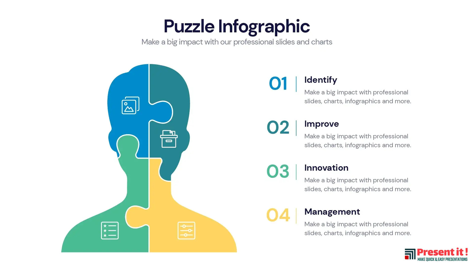 Puzzle Infographic Templates & Slides