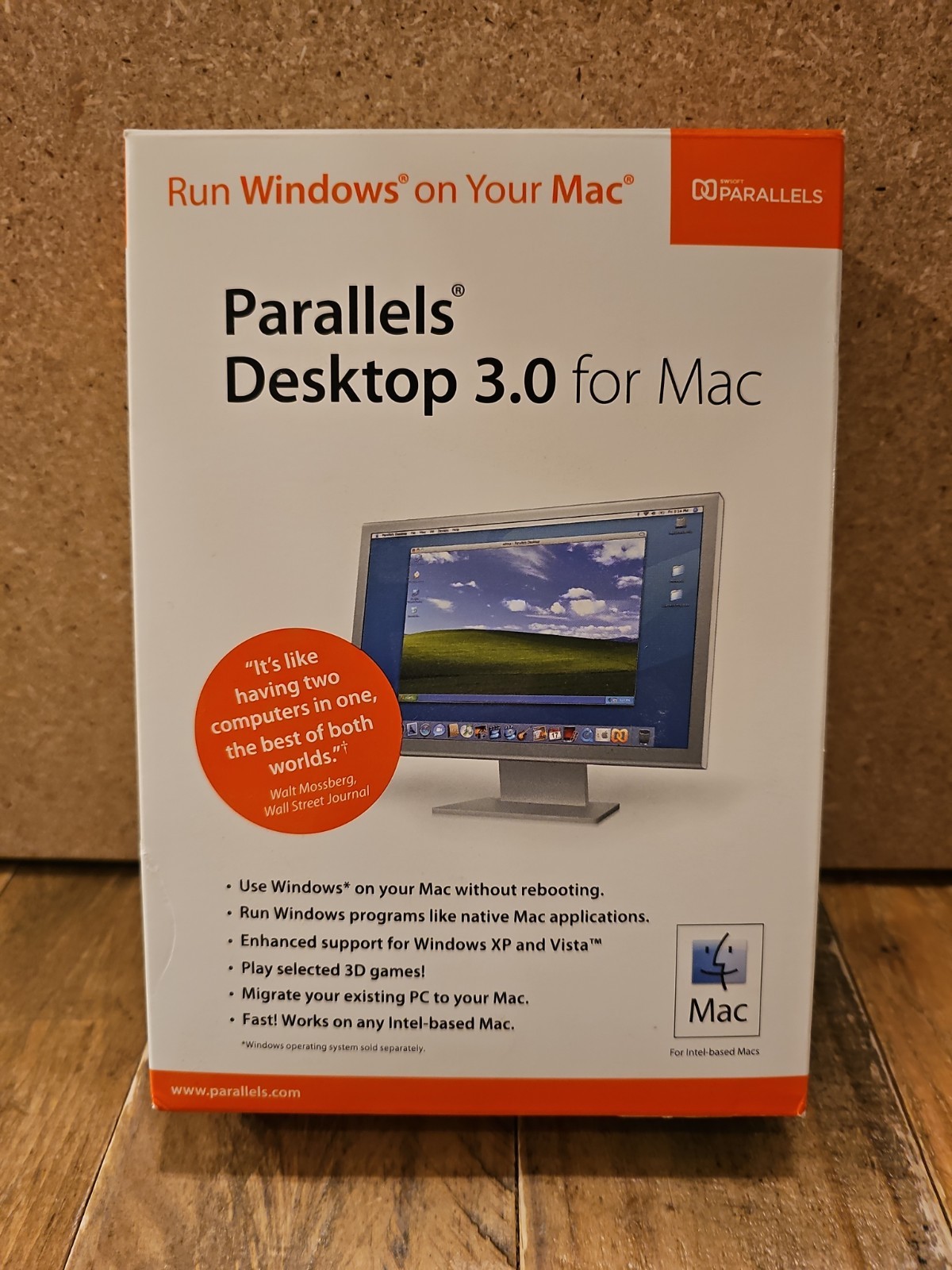 Parallels Desktop 3.0 for Mac, Run Windows on your Macintosh w/ Product Key