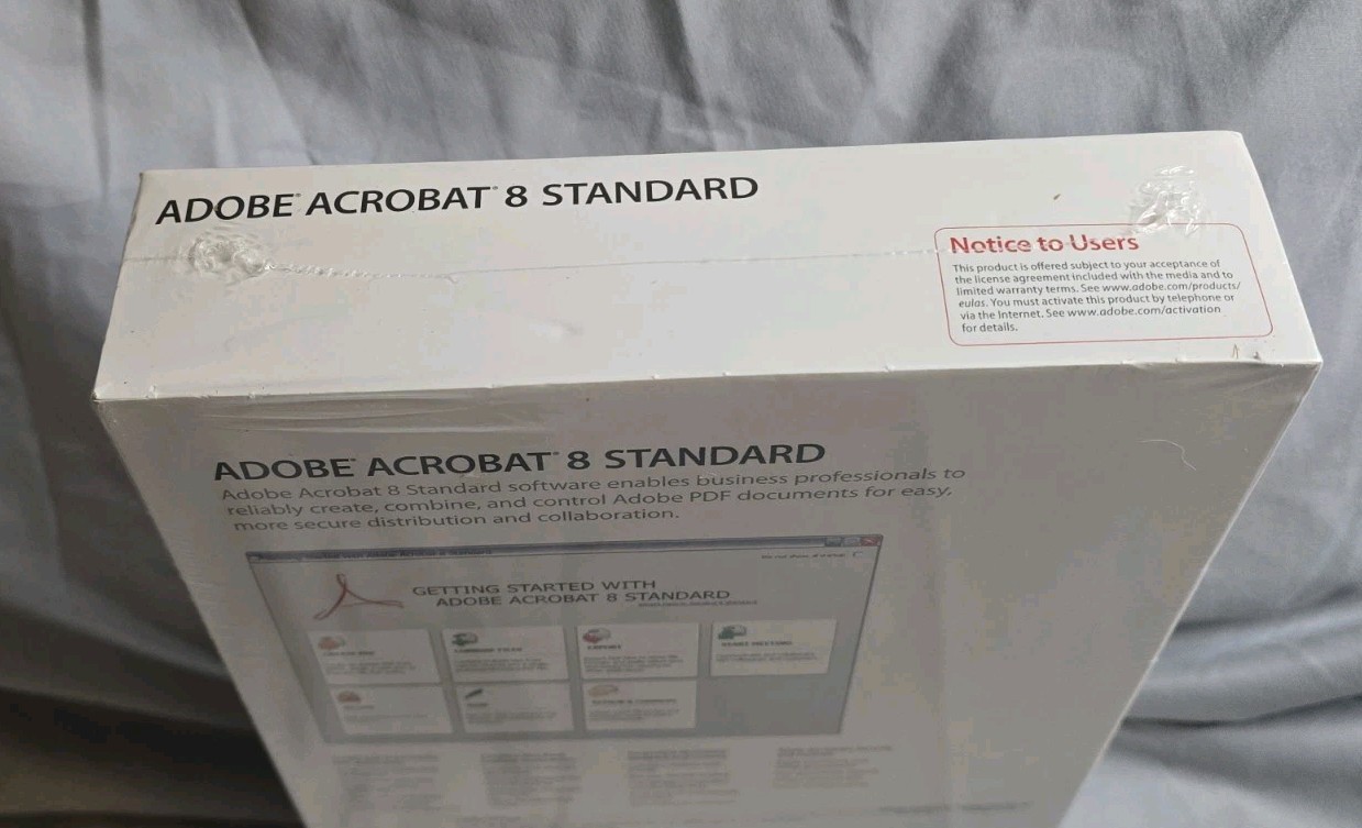 Adobe Acrobat® 8.0 Standard New Sealed