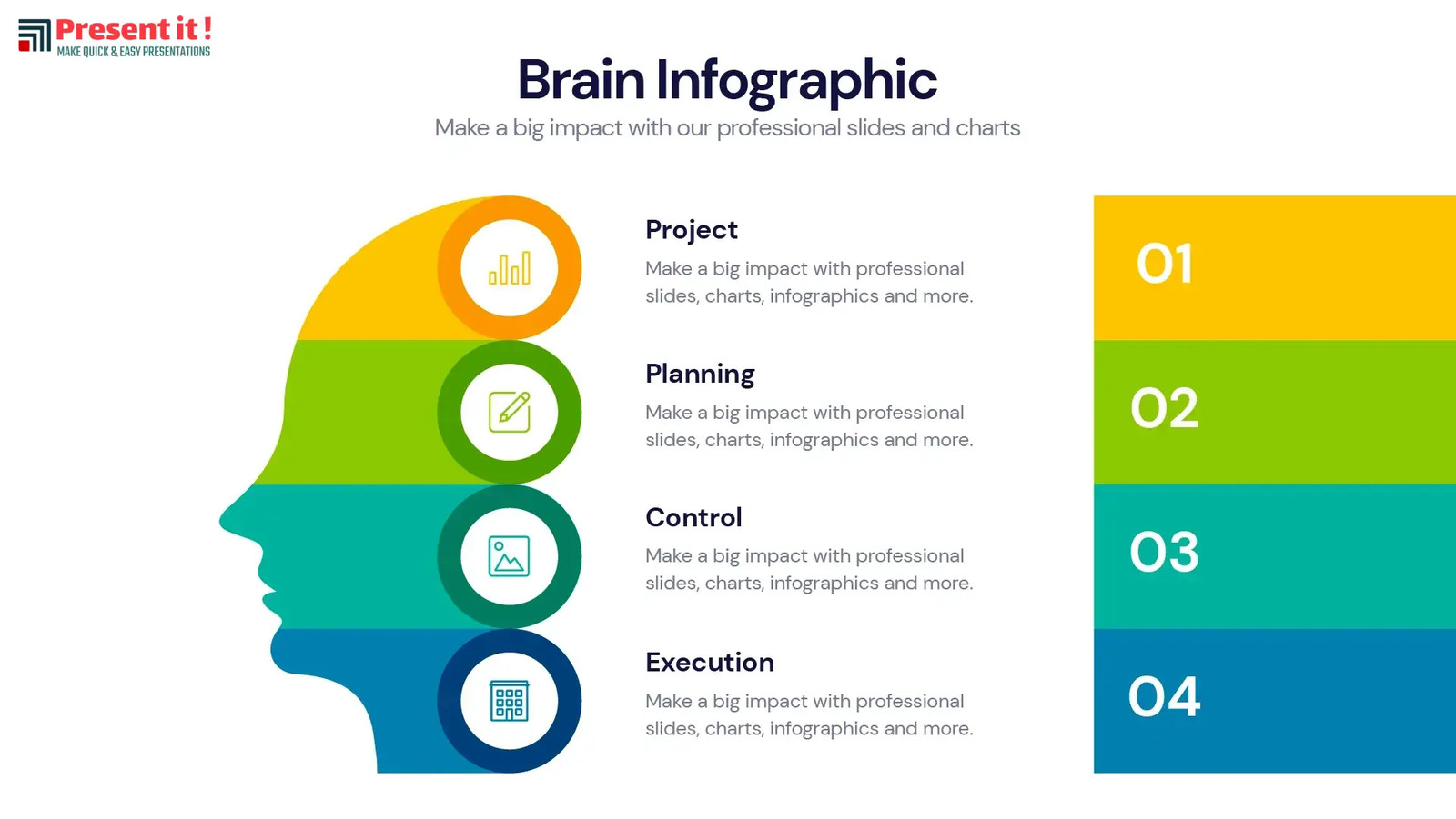 Brain Infographic Design Template