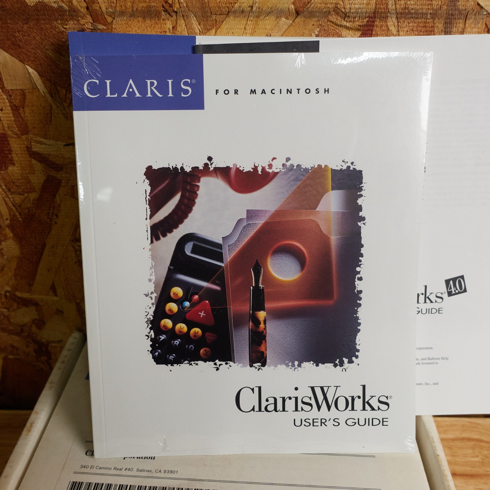 CLARISWORKS 4.0 FOR MACINTOSH COMPLETE 3.5″ DISCS