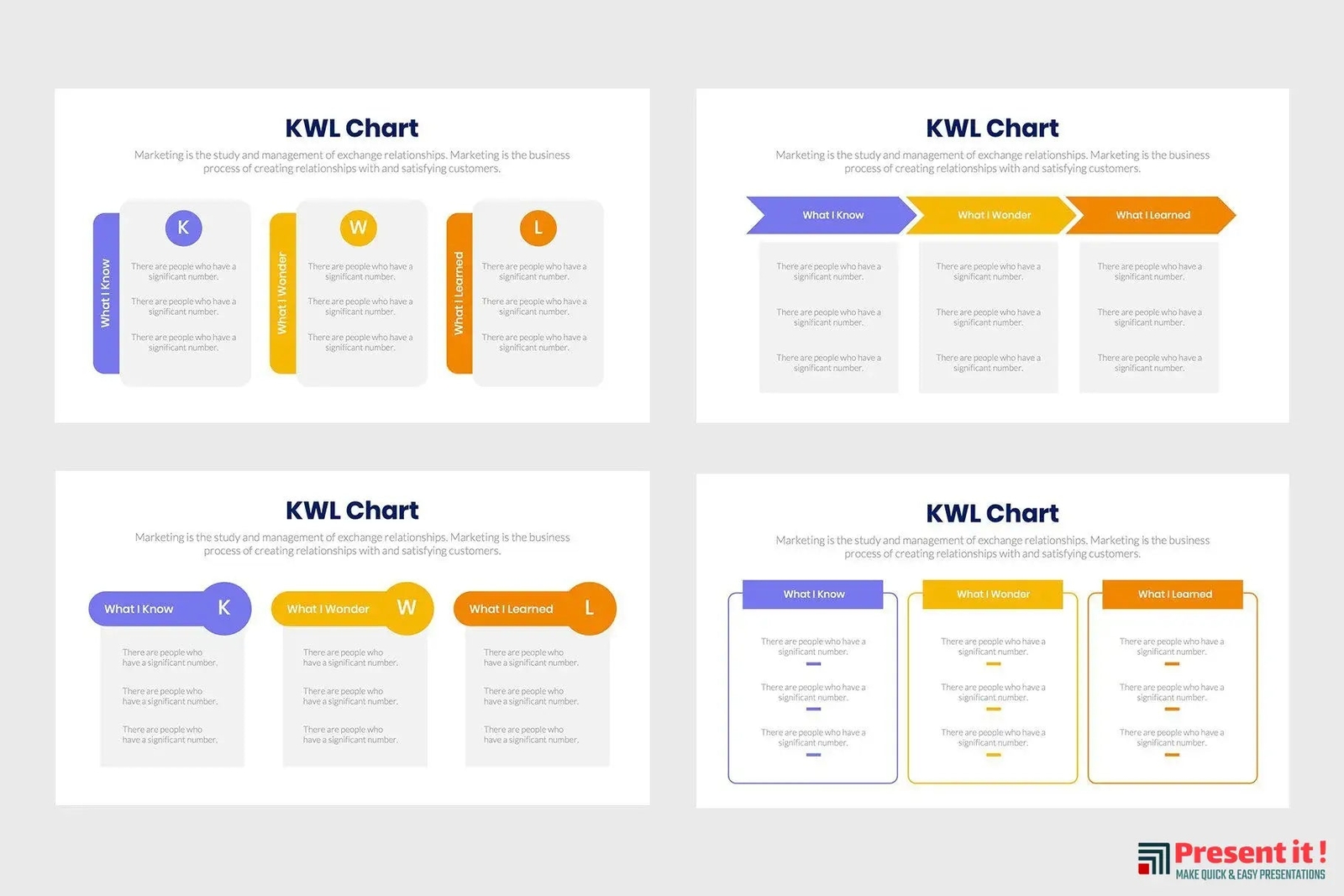 KWL Chart Infographics