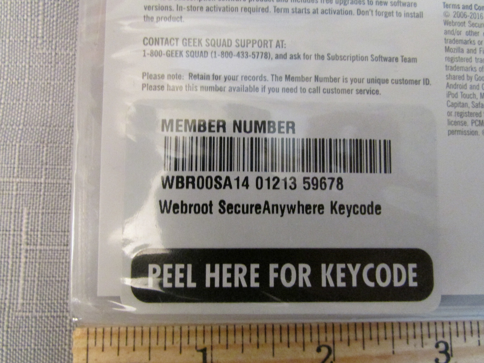 Webroot SecureAnywhere Internet Security – for Windows & Mac New Sealed