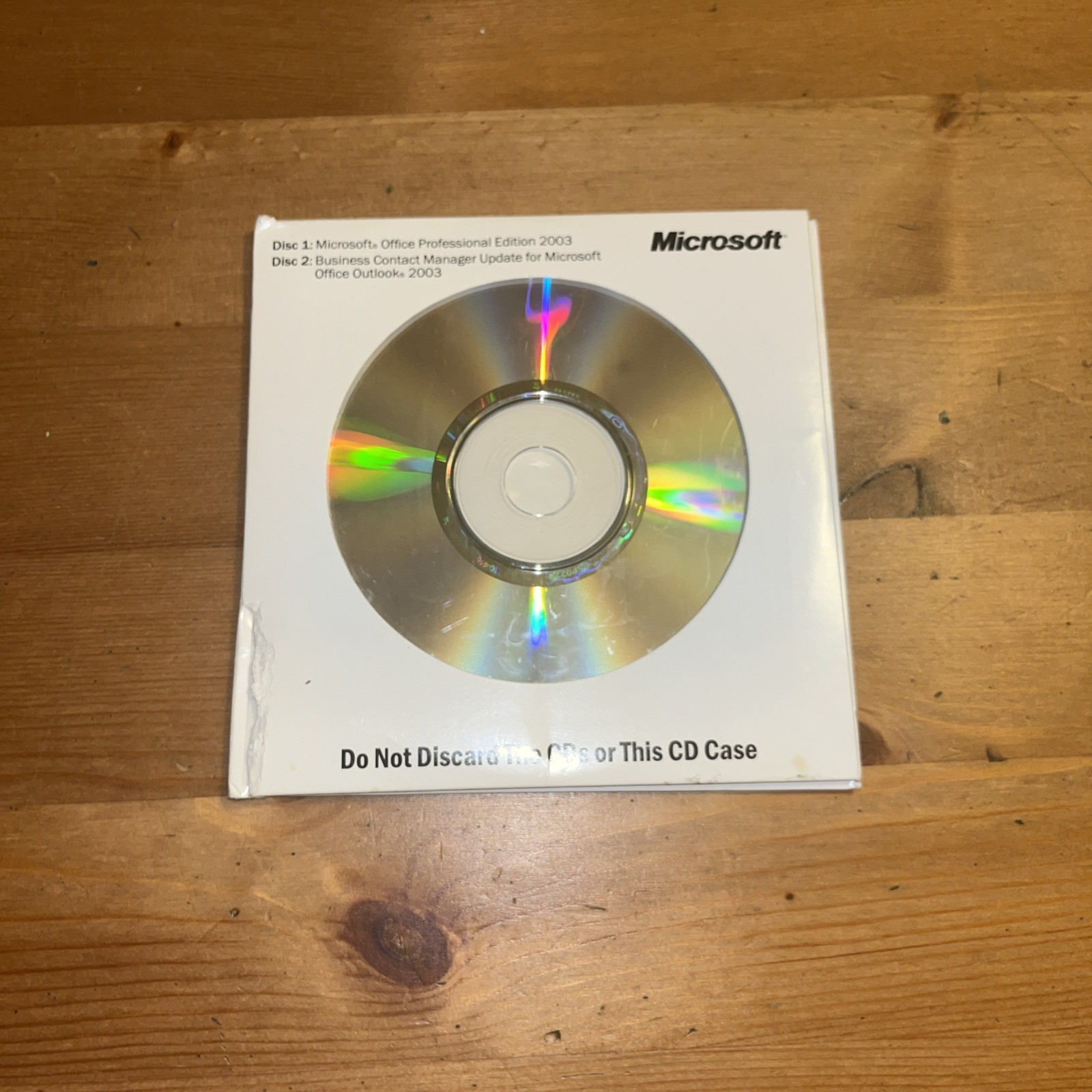 Microsoft Office 2003 Professional Edition w/ Business Contact Manager With Key