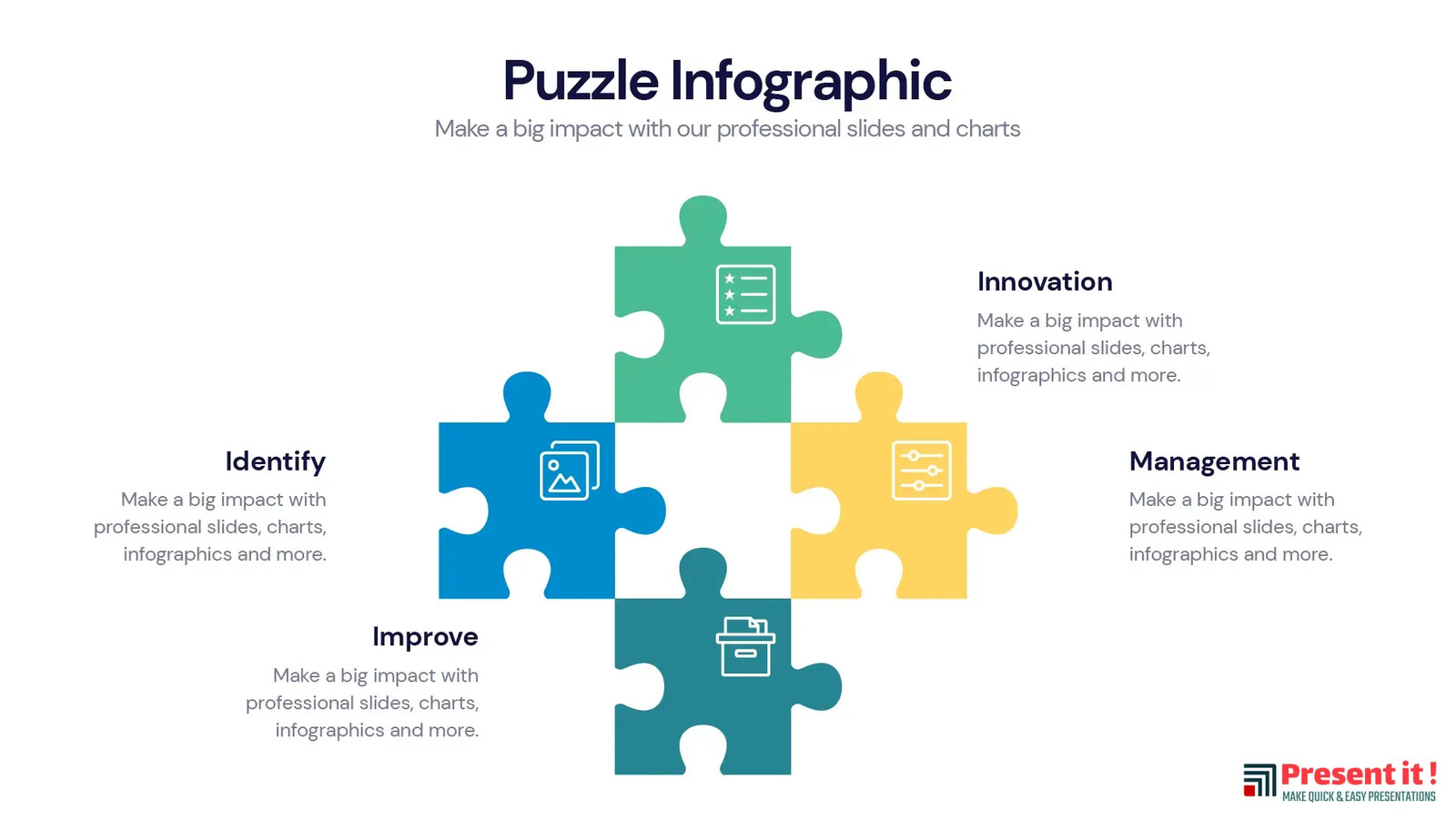 Puzzle Infographic Templates & Slides