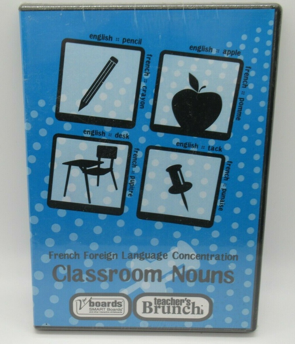 TEACHER’S BRUNCH – FRENCH FOREIGN LANGUAGE CONCENTRATION: CLASSROOM NOUNS CD-ROM