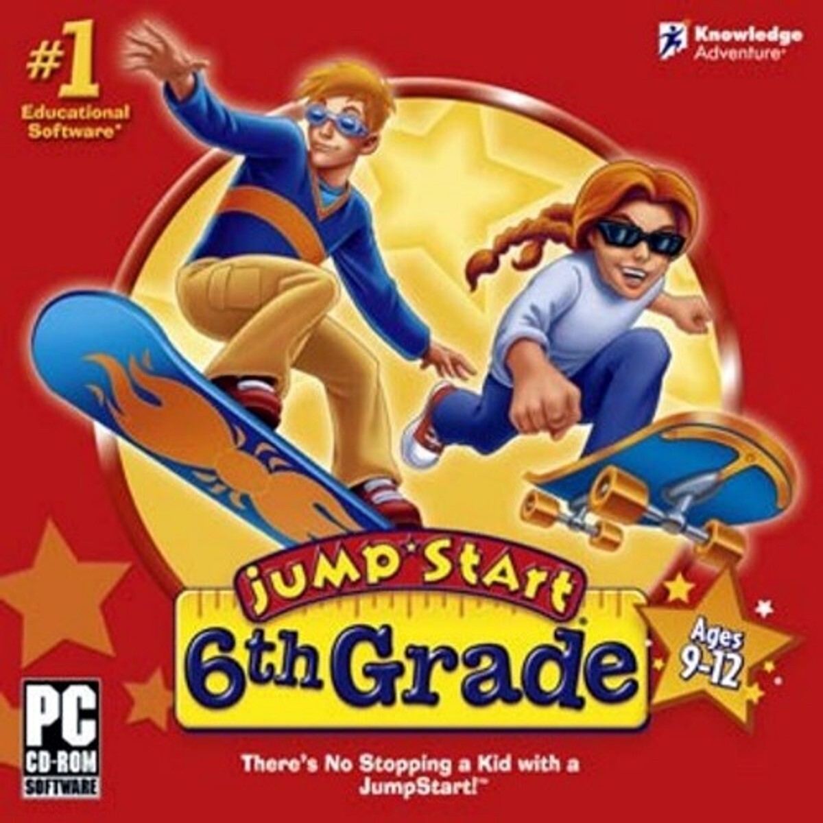 JumpStart 6th Grade Ages 9-12 Knowledge Adventure Jump Start New Sealed
