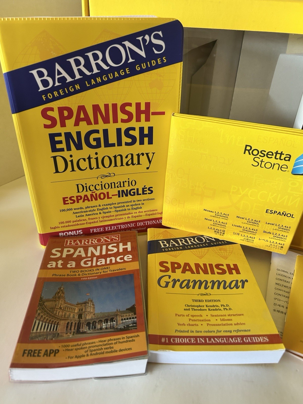 Rosetta Stone Español Spanish Latin Levels 1-5 Set Complete Set