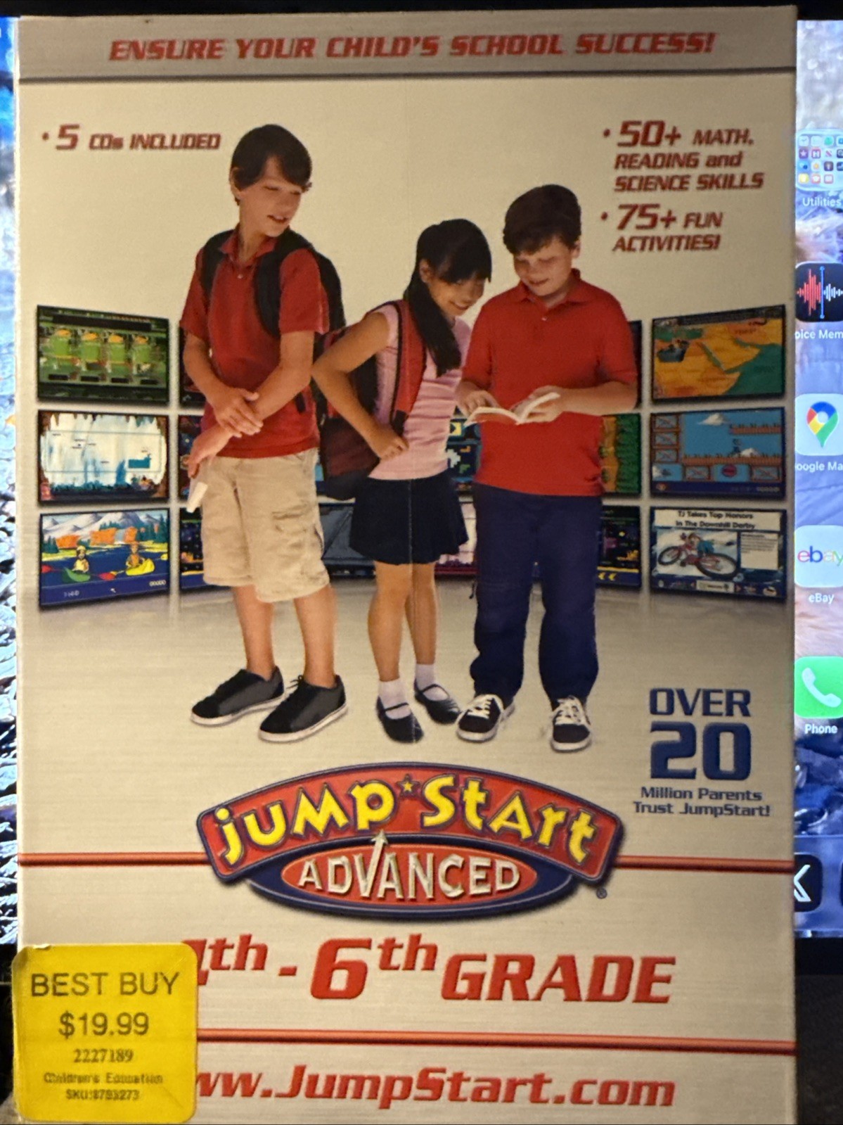 Jump Start Adventures 4th-6th Grade PC CD-ROM Teach Age 8-12 Users Guide