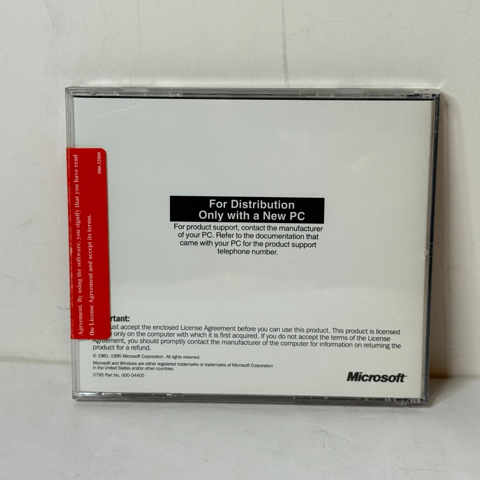 Microsoft Windows 95 Disc Only No Key Vintage Software CD-ROM PC *B2G2 FREE*