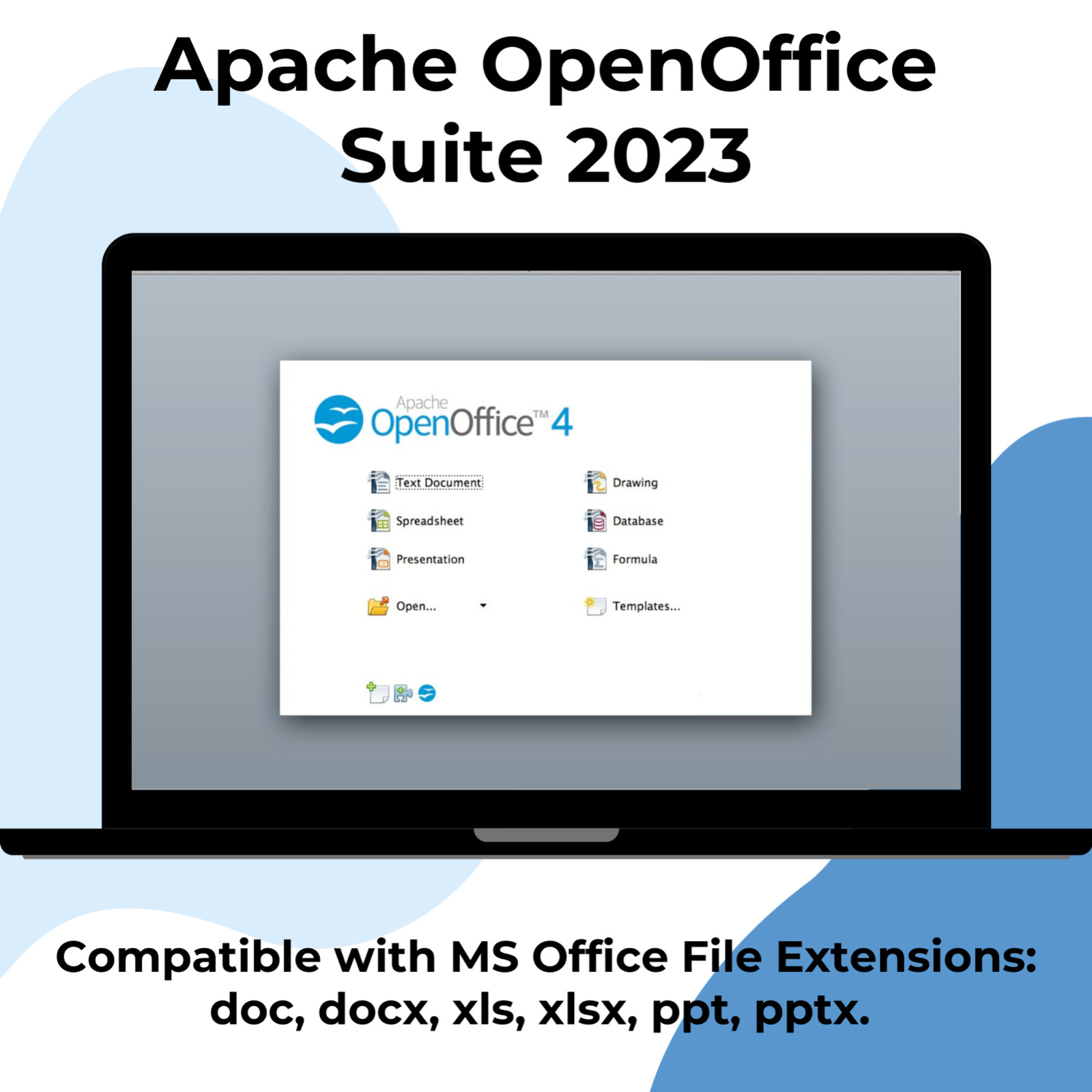 Open Office Software Suite for Windows & MAC | Freedom Edition 2023 – DVD-ROM