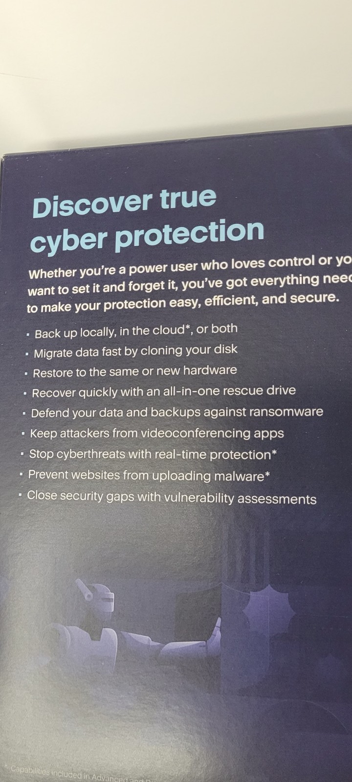 Acronis Cyber Protect Home Office 1 PC/MAC Advanced Version 1yr. 500GB Cloud