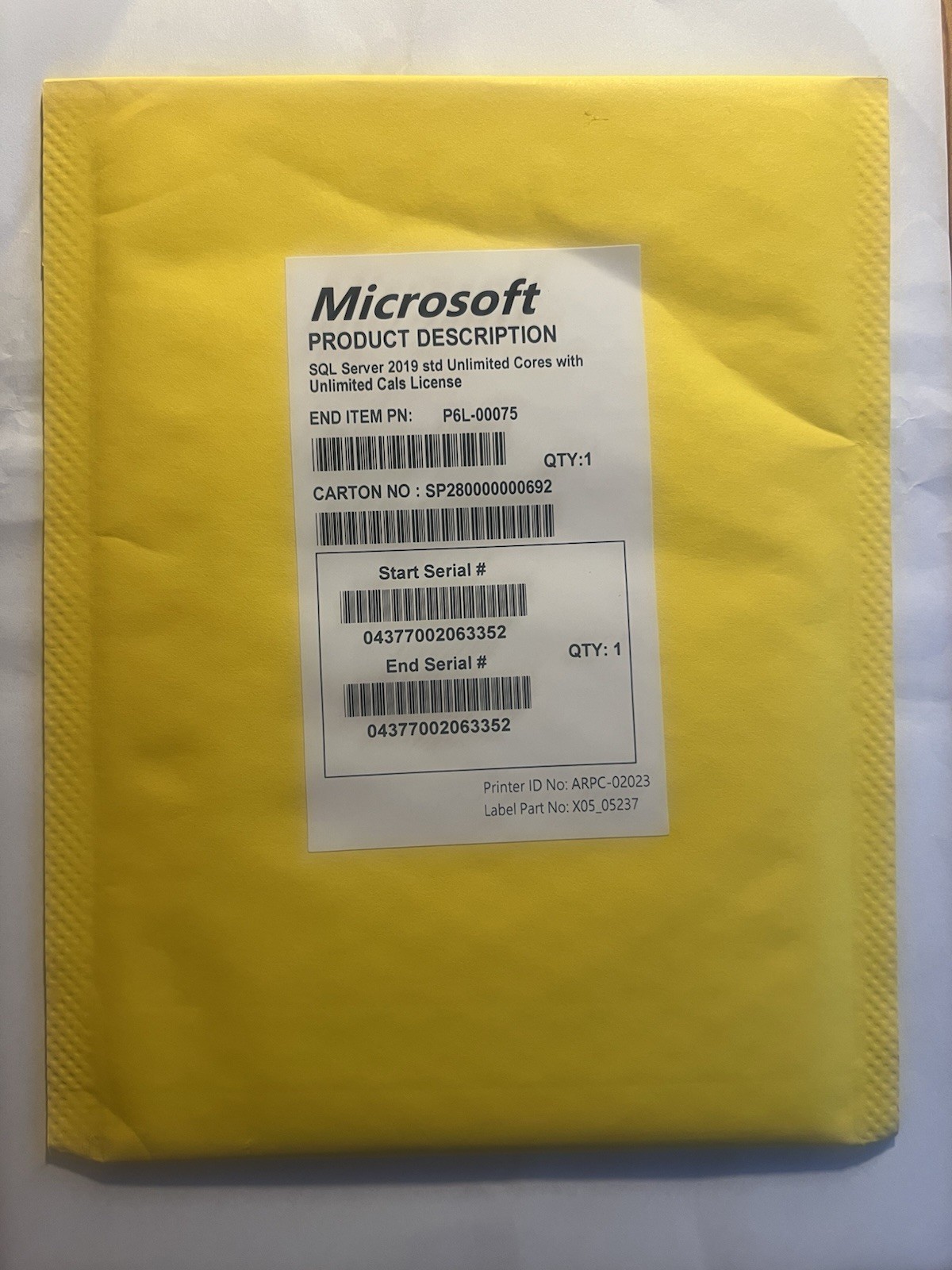 Microsoft SQL Server 2022 Standard Unlimited Cores With Unlimited CALS License