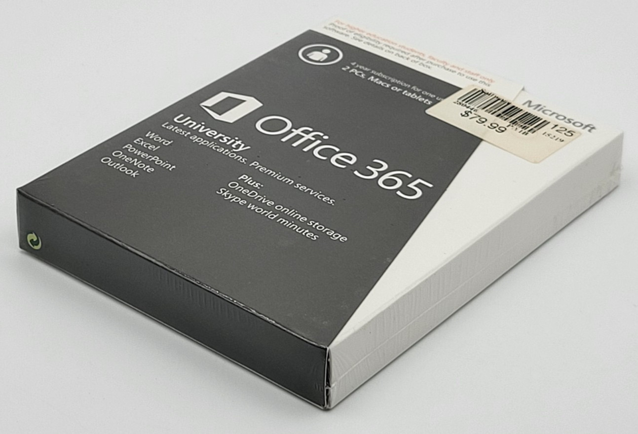 Microsoft Office 365 University 4 year Academic Key Card – For PC, Mac