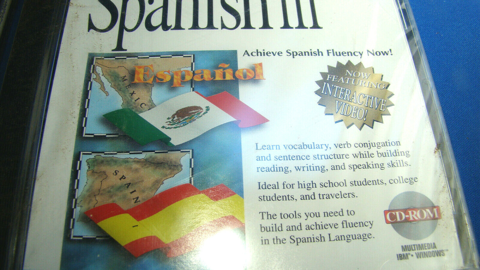 Pro One Spanish I, II, III, IV CD 1996 Multimedia Lot of 4 @G