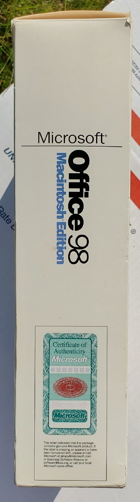 Microsoft Office 98 Macintosh Edition Academic (Power Mac OS 7.5, 1999) COMPLETE