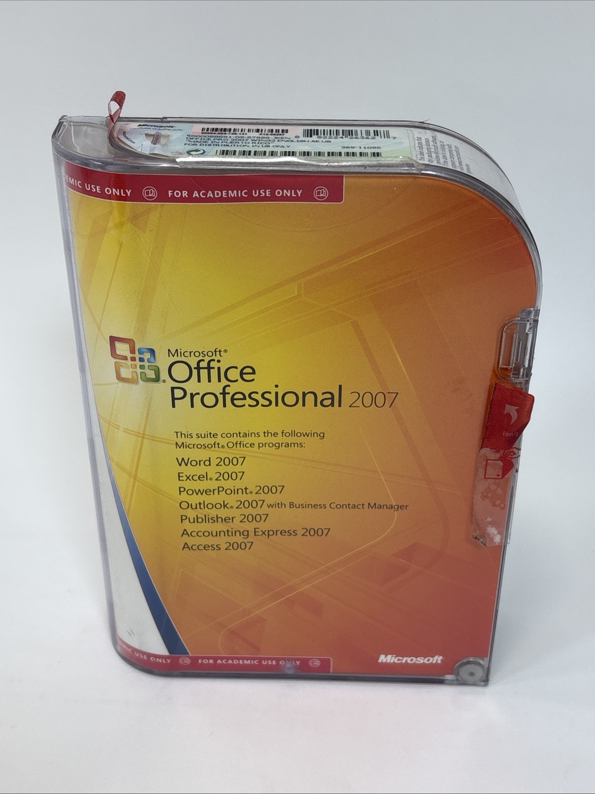 Microsoft Office Professional 2007 -Windows w/ Product Key Academic
