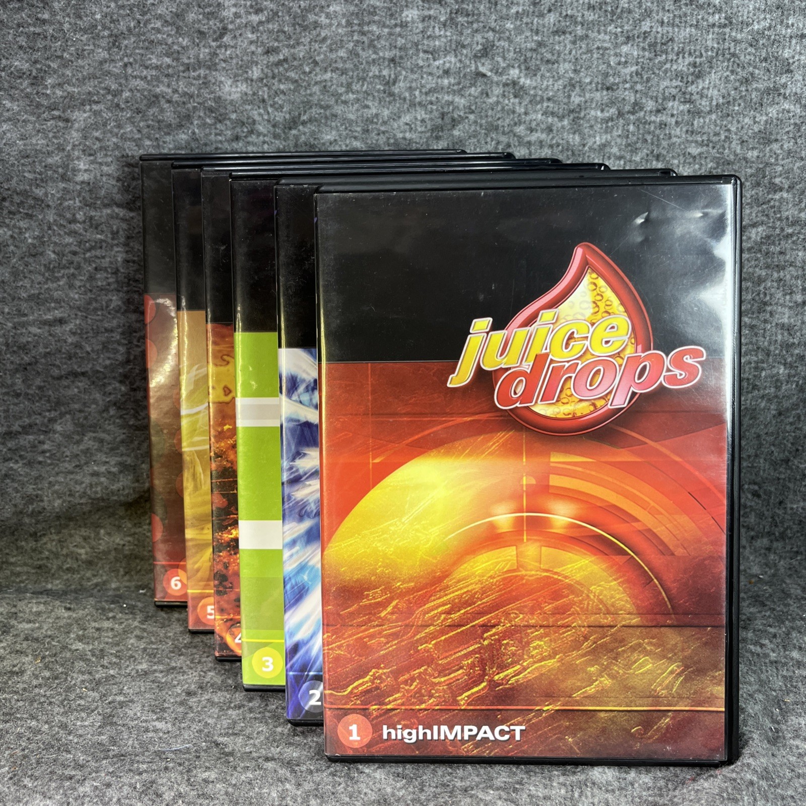 DIGITAL JUICE DROPS DVD ROM Lot – Content For Video Production – Sets 1-6