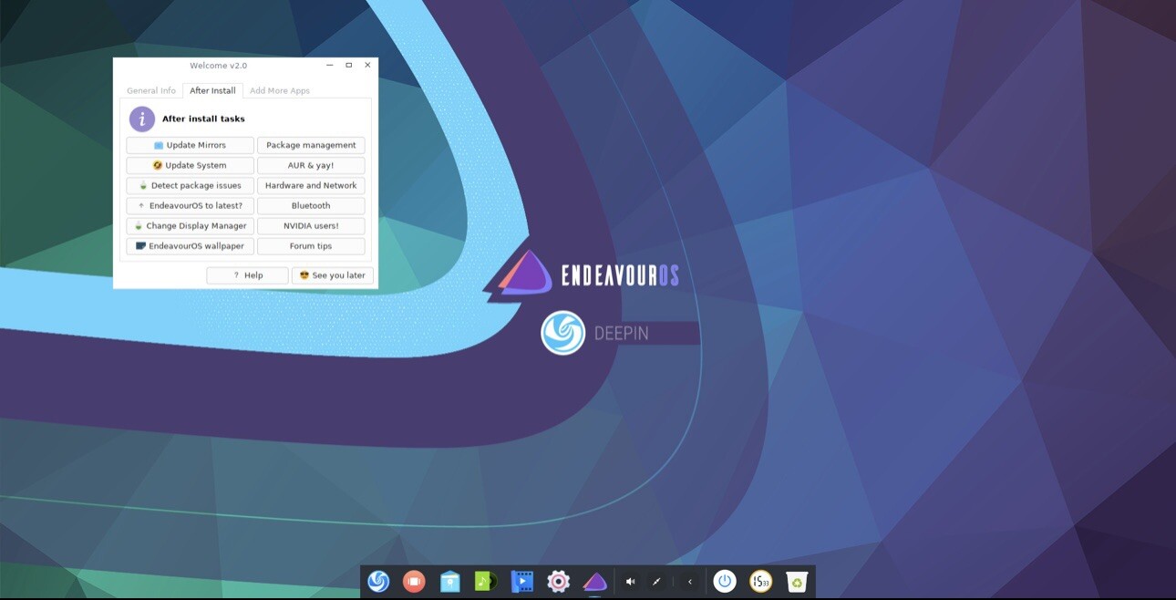 EndeavorOS LINUX AMD64/ARM 4GB USB key Based On arch