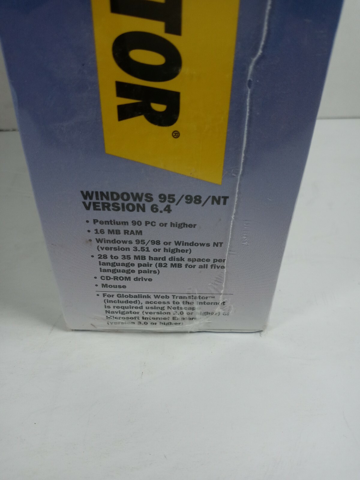 Vint Globalink Power Translator Pro French German,Italian, Spanish and Portugues