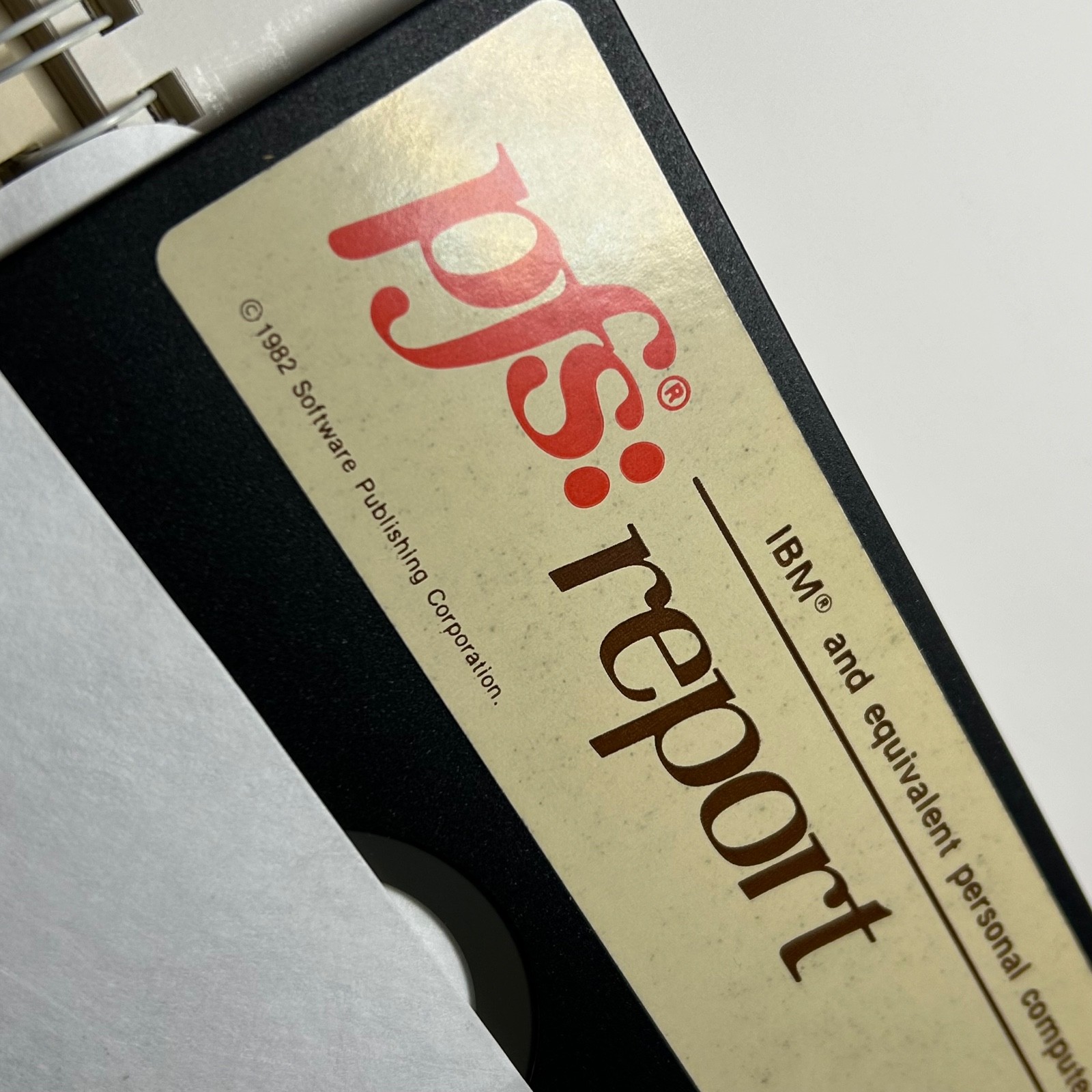 PFS: Report PC IBM DOS Software & Manual 1982 5.25″ Floppy Disks