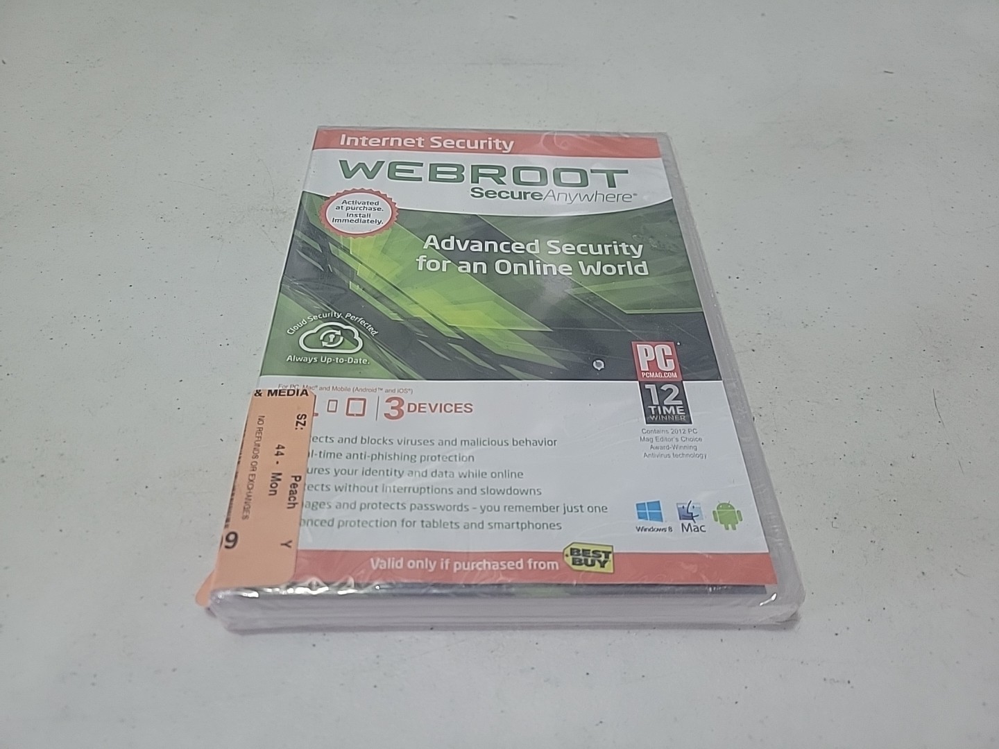 Webroot Secure Anywhere Internet Security – Full Version for Windows & Mac NEW