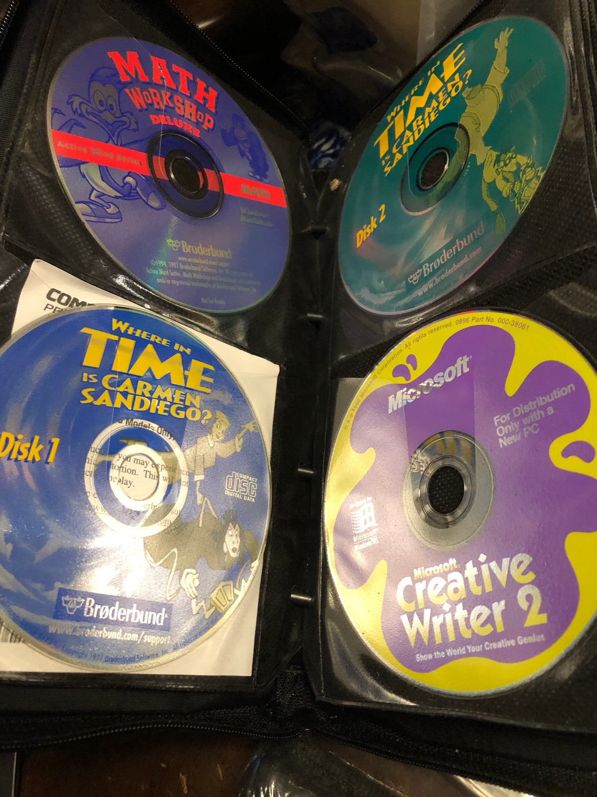 Vintage COMPAQ Presario Creative Learning Series – 26 CD-Rom Collection – NEW!