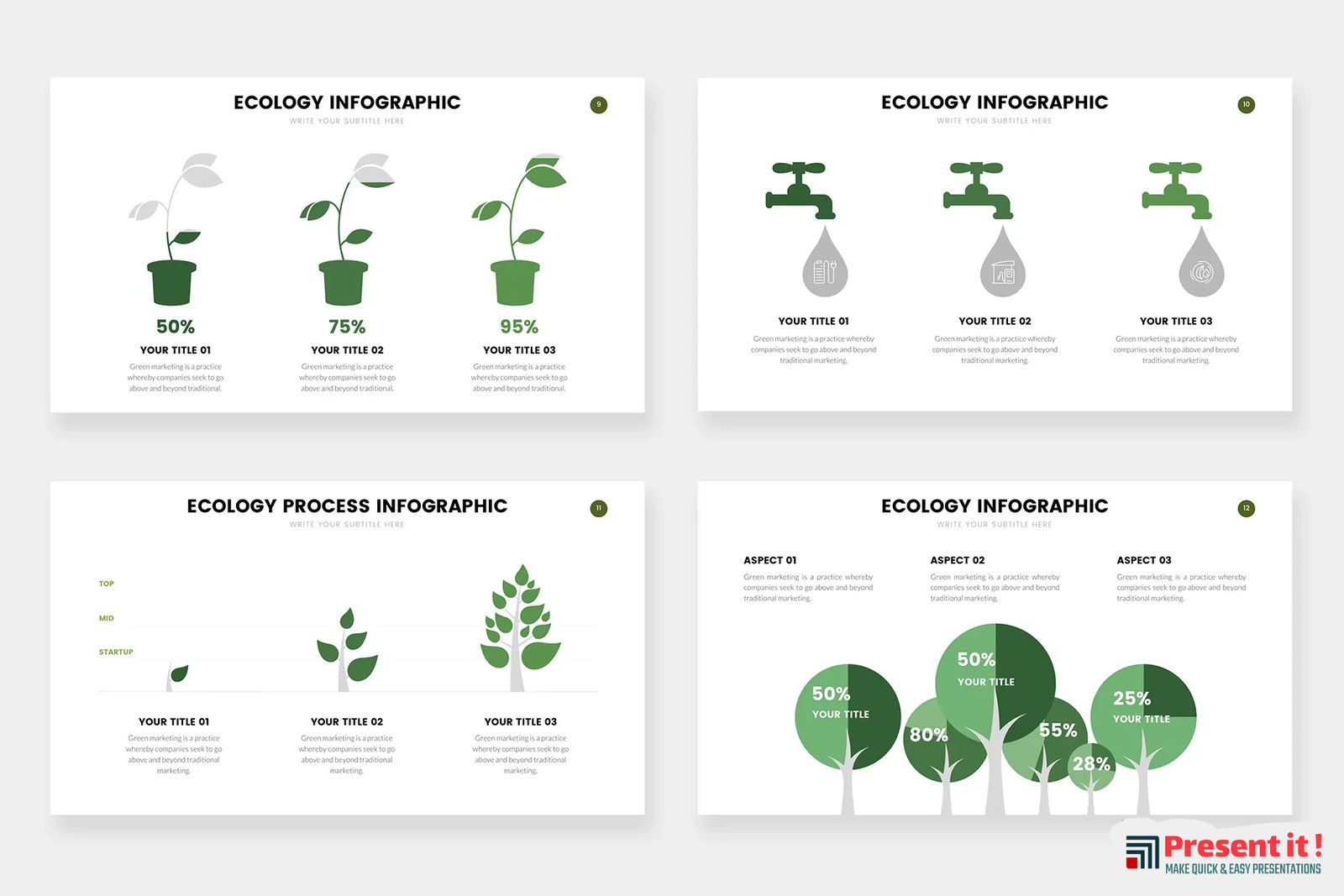 Ecology Infographics | Premium Templates