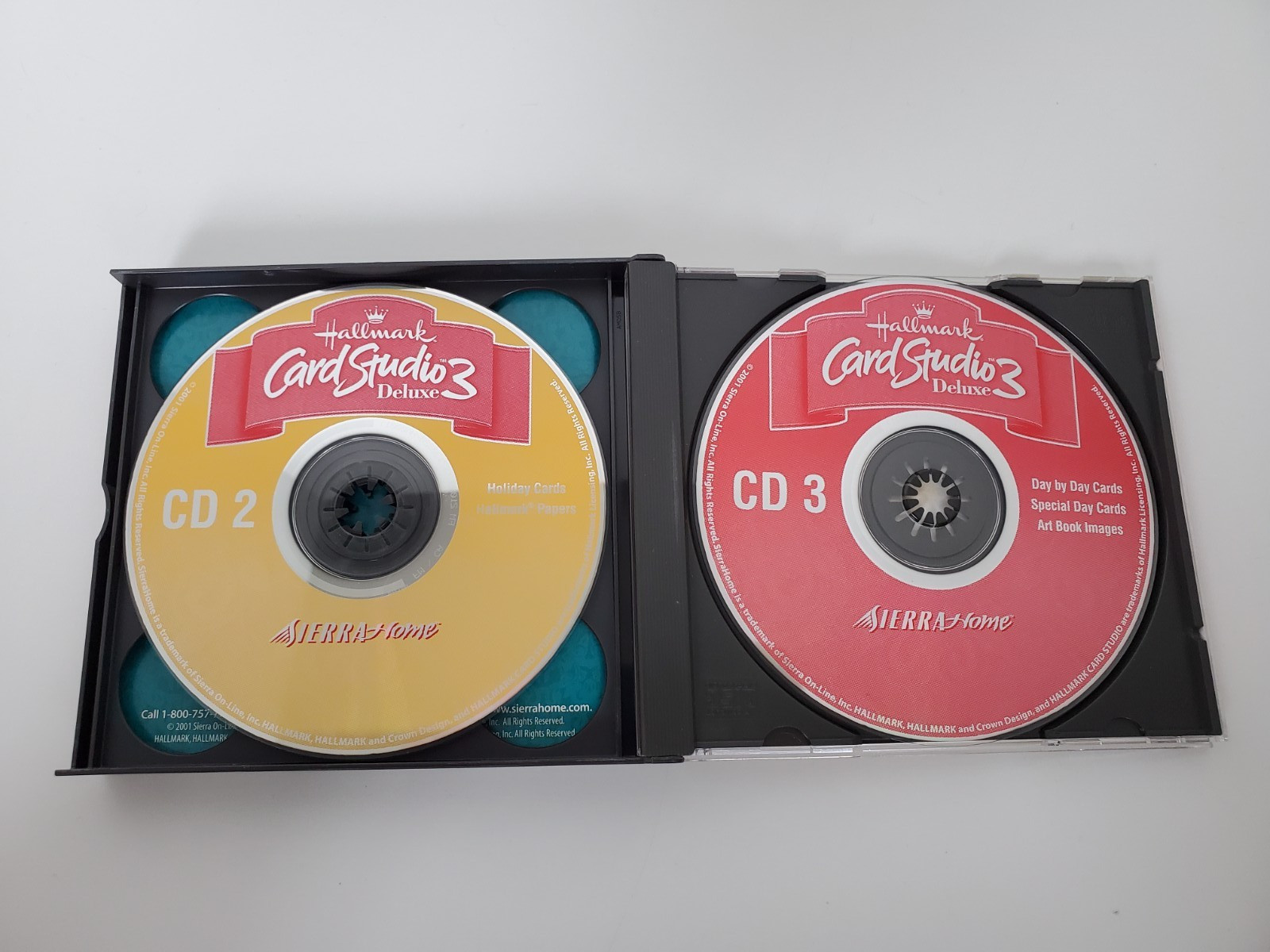 Hallmark Card Studio 3 Deluxe CD-ROM Software 2001 Windows 95/98 by Sierra Home