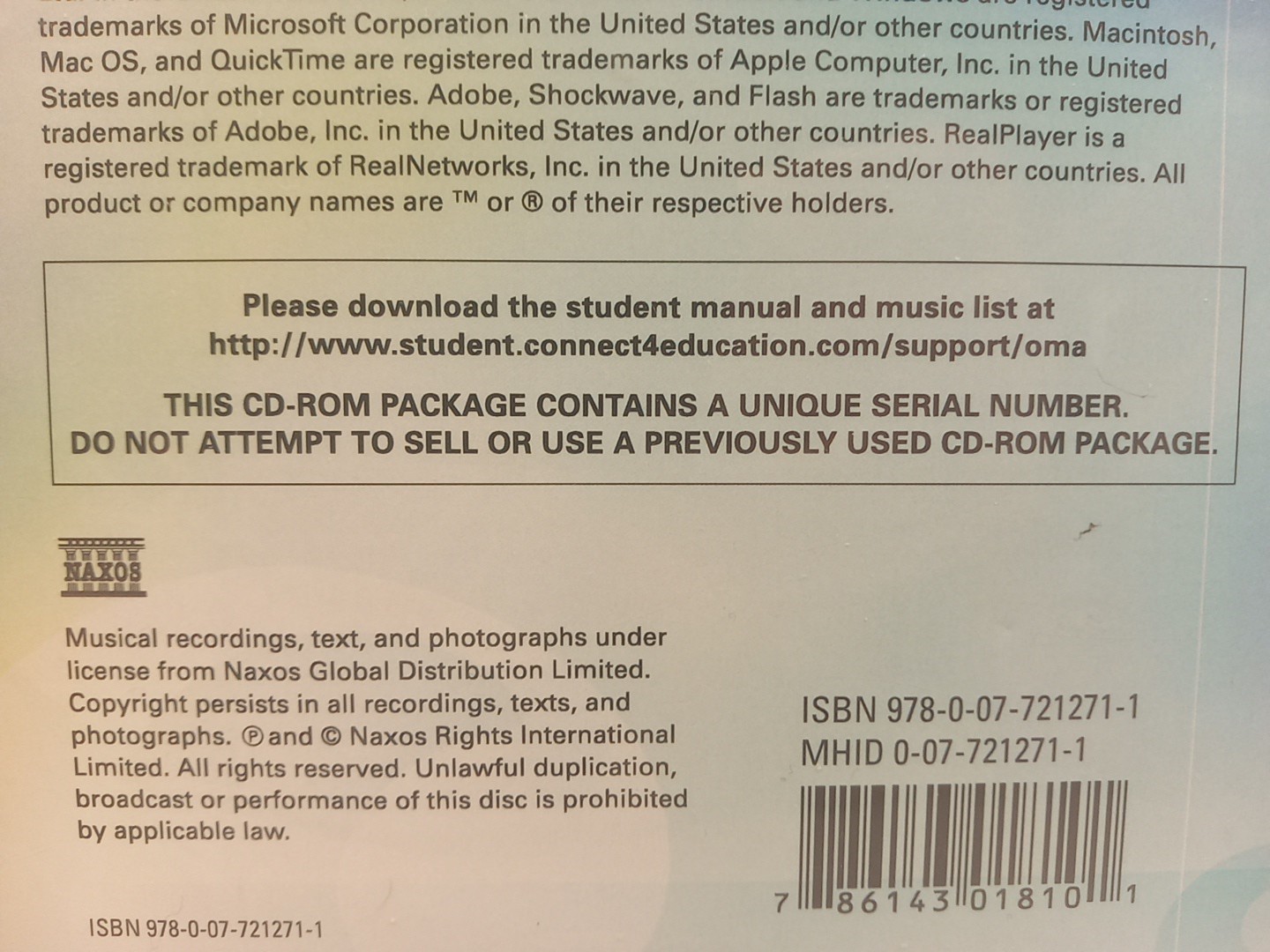 OnMusic Appeciation – 2nd Edition (PC CD Rom, 2009)
