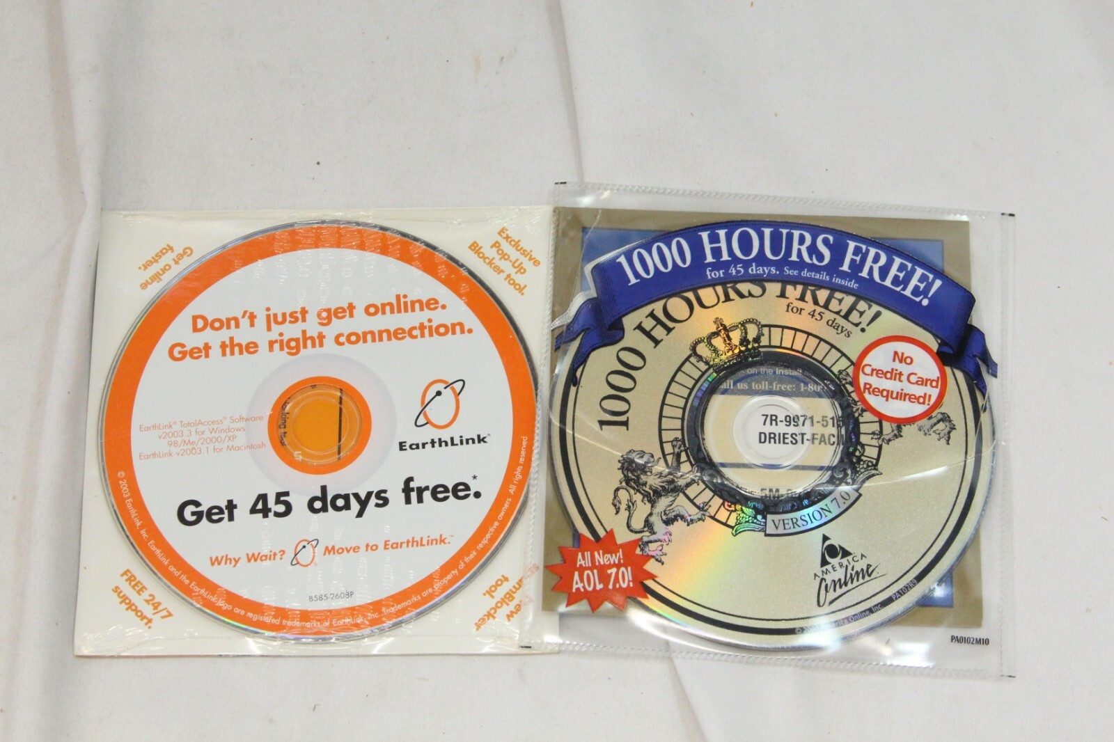 9 America Online Software Disc CD and Print Shop