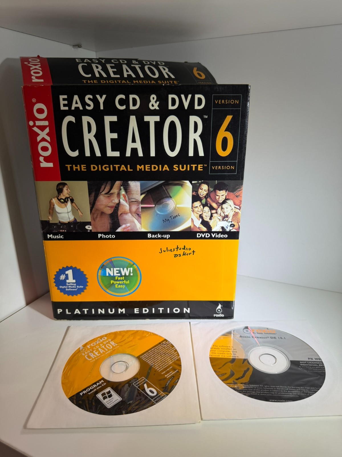Roxio Easy CD & DVD Creator 6 Platinum Edition – Digital Media Suite Windows