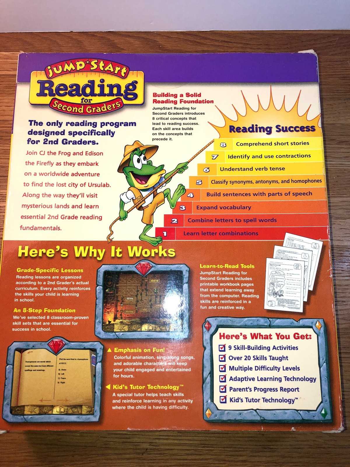 NEW Jump Start Reading for Second Graders Big Box PC CD-ROM Windows RARE SEALED