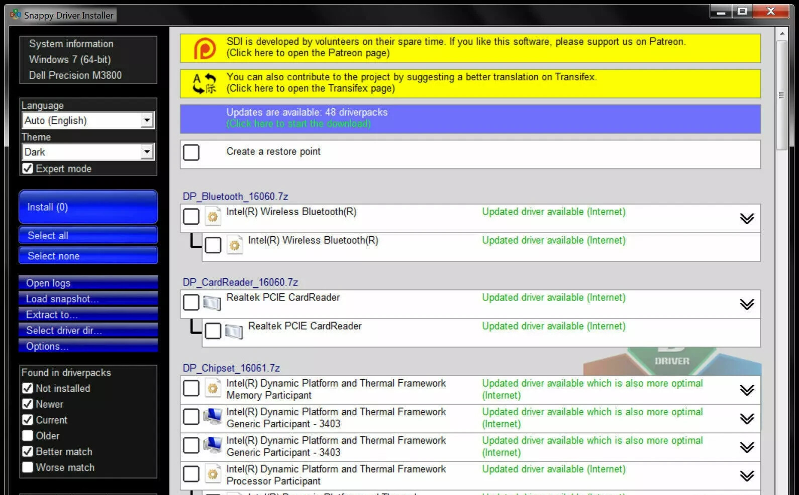Snappy Driver Installer 2026 Auto Driver Update Repair Utility Windows PC