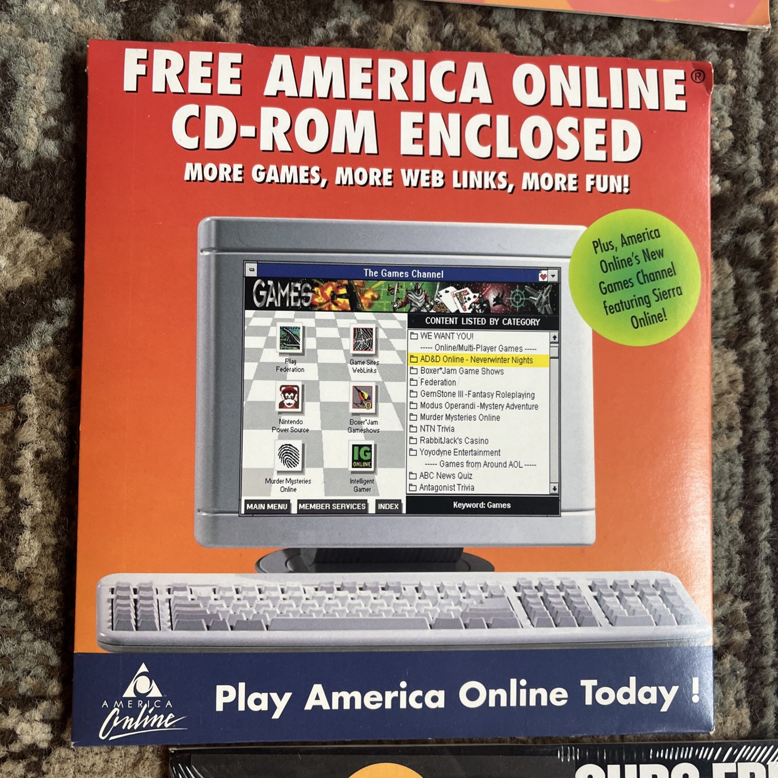 Vintage America Online AOL Internet Software CD Lot Of 16 Brand New Sealed NOS
