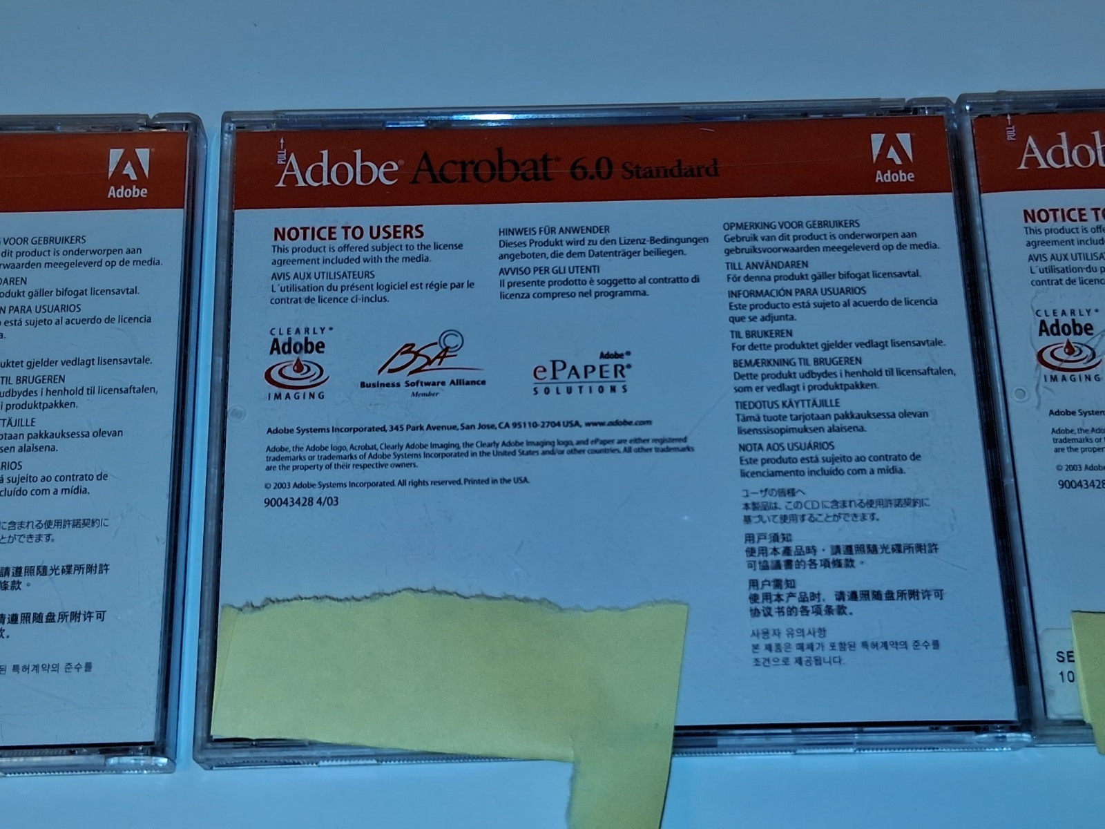 Adobe Acrobat 6.0 Standard 90046061 for Windows PC with Serial Number