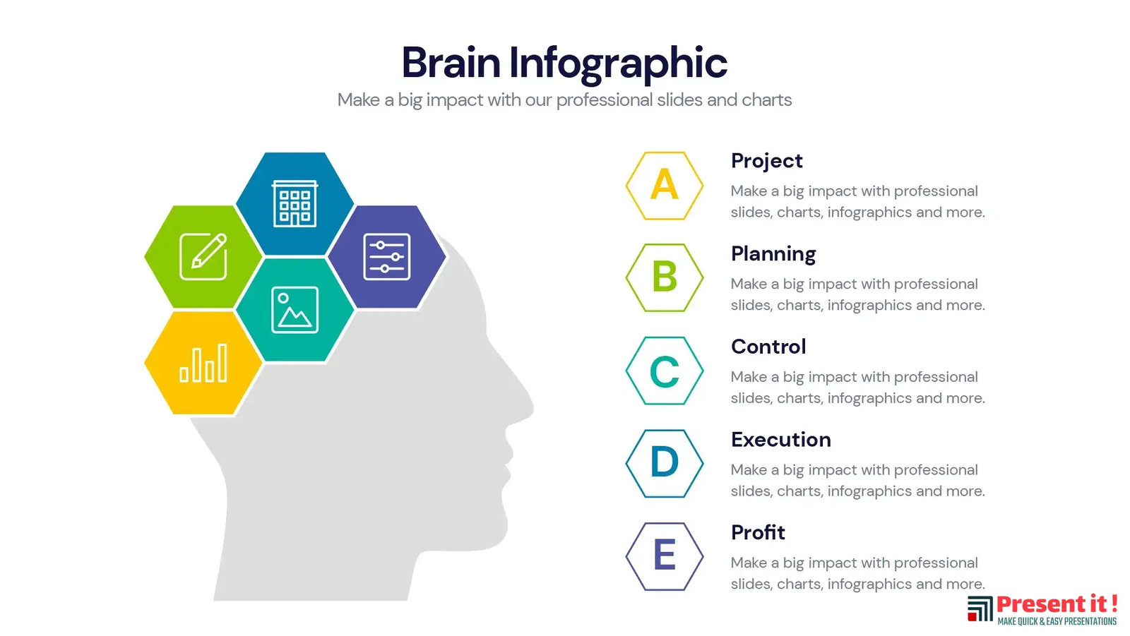 Brain Infographic Design Template