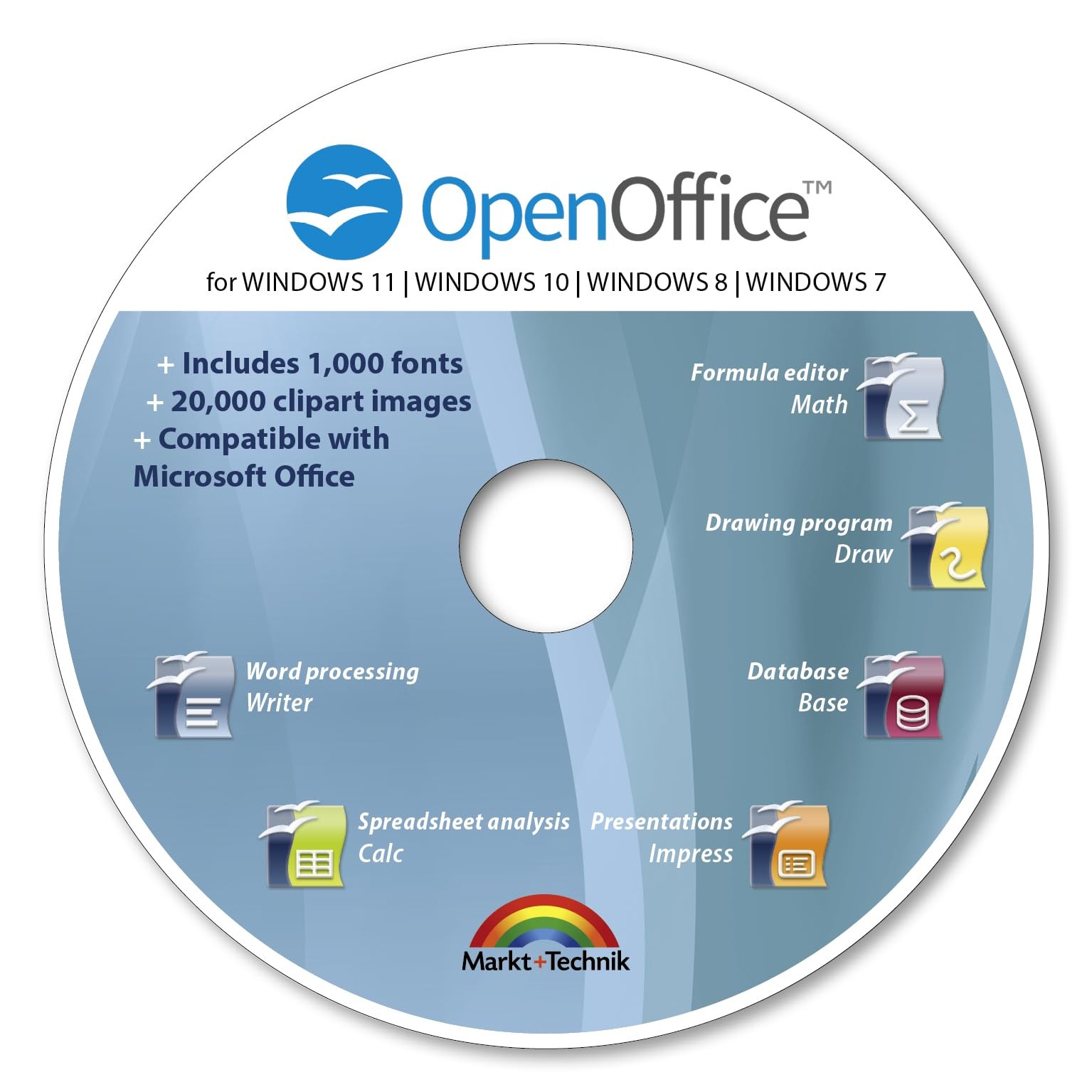 Office Suite 2026 Edition CD DVD 100% compatible with Microsoft® Word® and Ex…