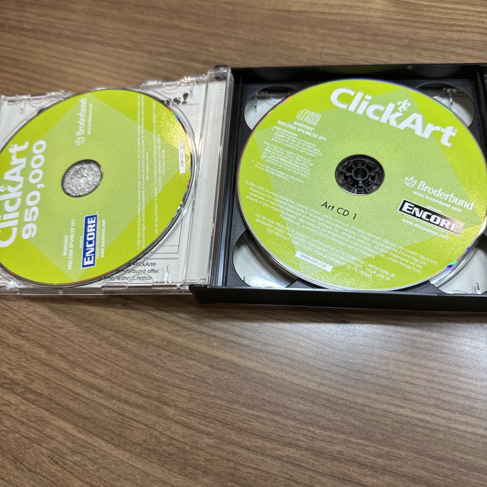 Broderbund ClickArt 950,000 3 DVD-ROM Complete Set w/ Print Shop Lite